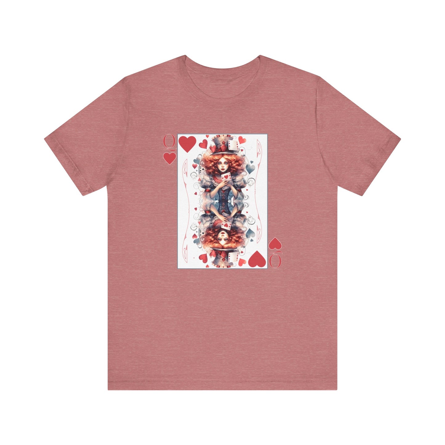 3001 Unisex Jersey Short Sleeve Tee Alice in Wonderland T-Shirt Printify Heather Mauve S