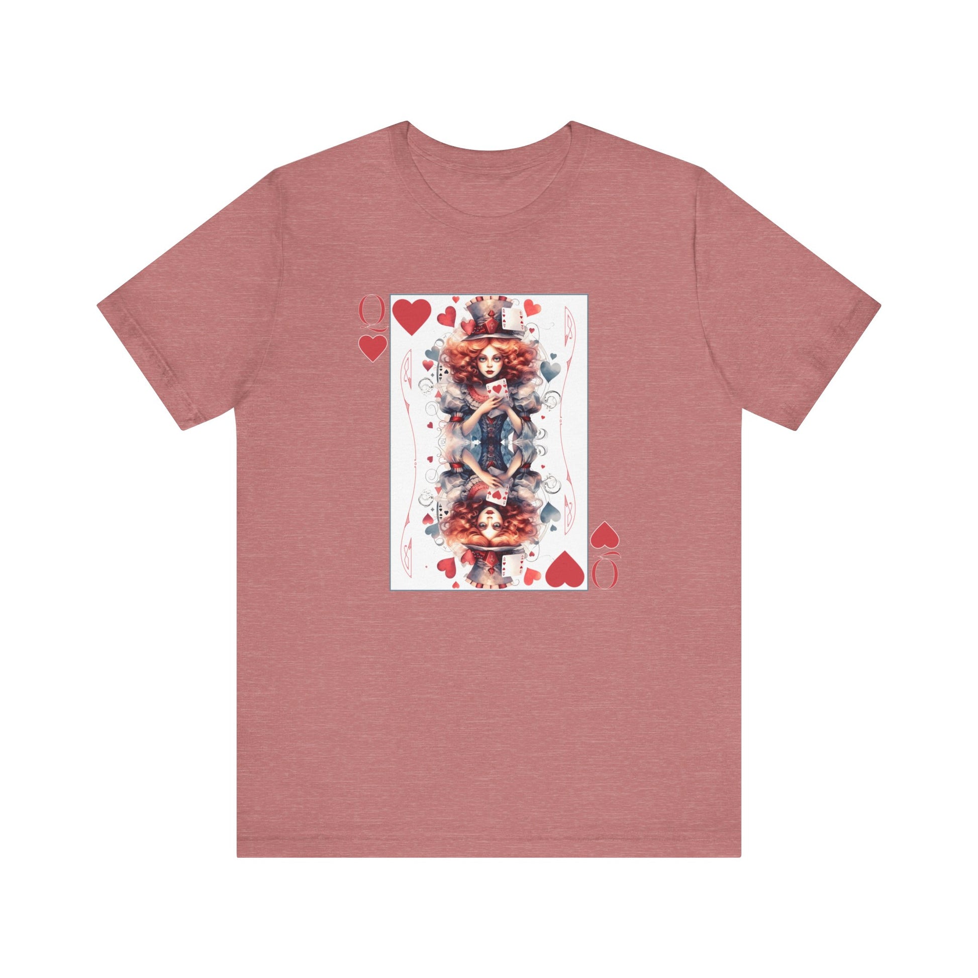 3001 Unisex Jersey Short Sleeve Tee Alice in Wonderland T-Shirt Printify Heather Mauve S