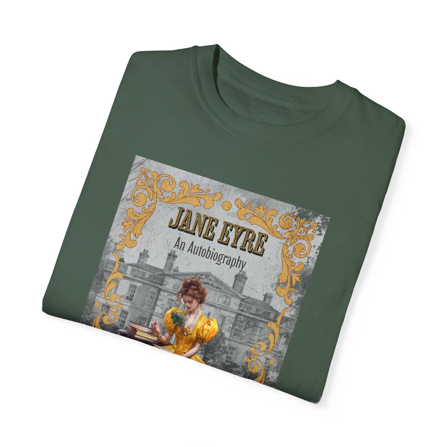 Jane Eyre T-shirt, Charlotte Brontë Historical Romance Comfort Colors Tee, Bookish Literary Brontë Sisters Fan Art Gift for Her, Bookclub T-Shirt Printify