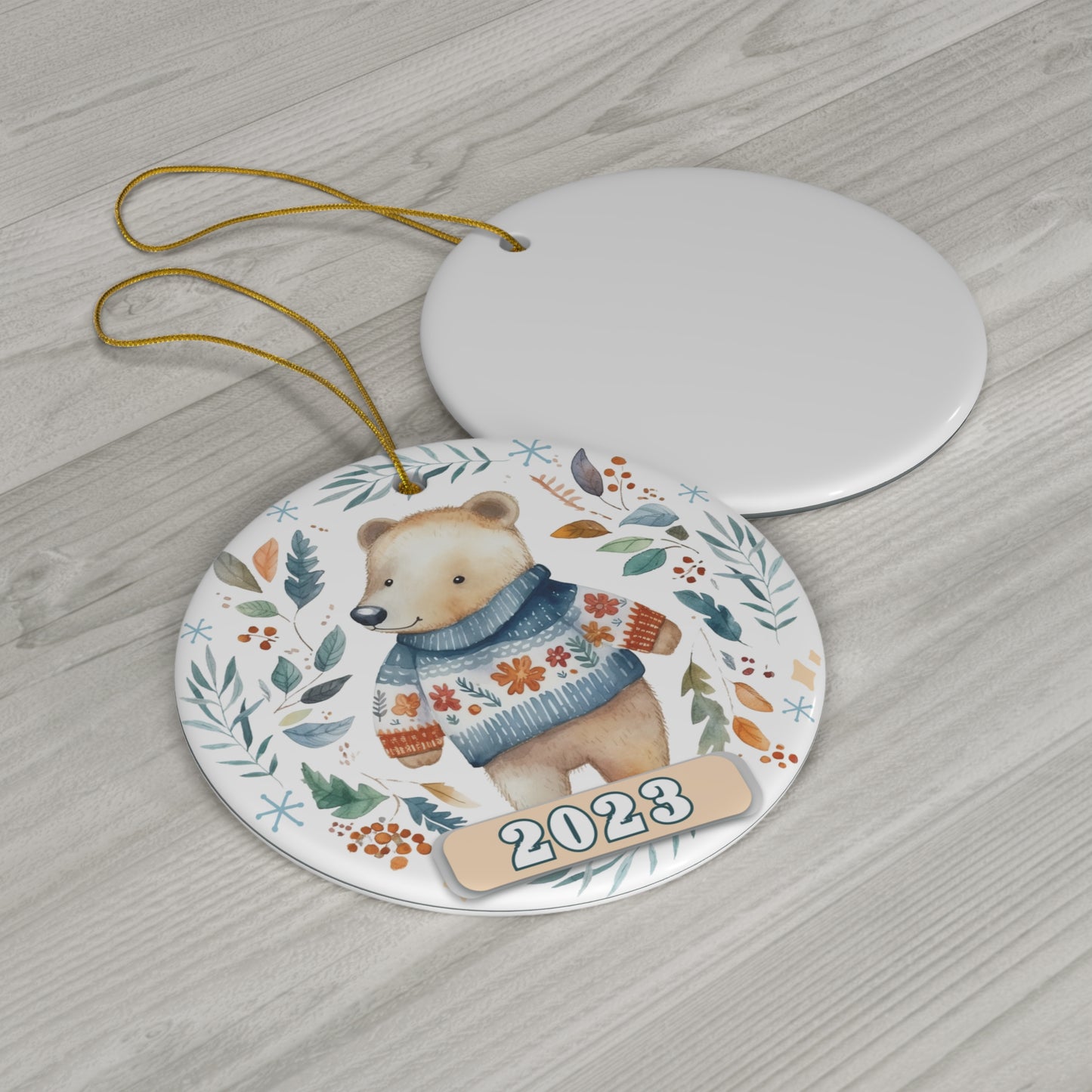 Christmas 2023 Ornament, Scandinavian, Swedish Decoration, Holiday Gift Idea, Heirloom Keepsake, Host Gift Exchange, Family Xmas Tree Bauble Home Decor Printify