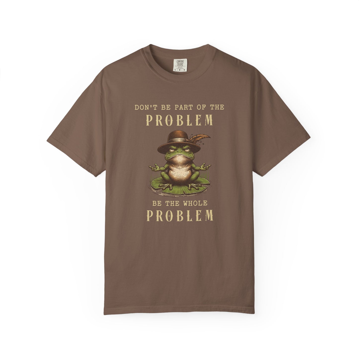 Funny Frog T-Shirt Retro Self Care Froggy Meme Shirt Vintage Frog And Toad Aesthetic Frog Lover Gift For Her Birthday Viral Trendy Shirt T-Shirt Printify Espresso S