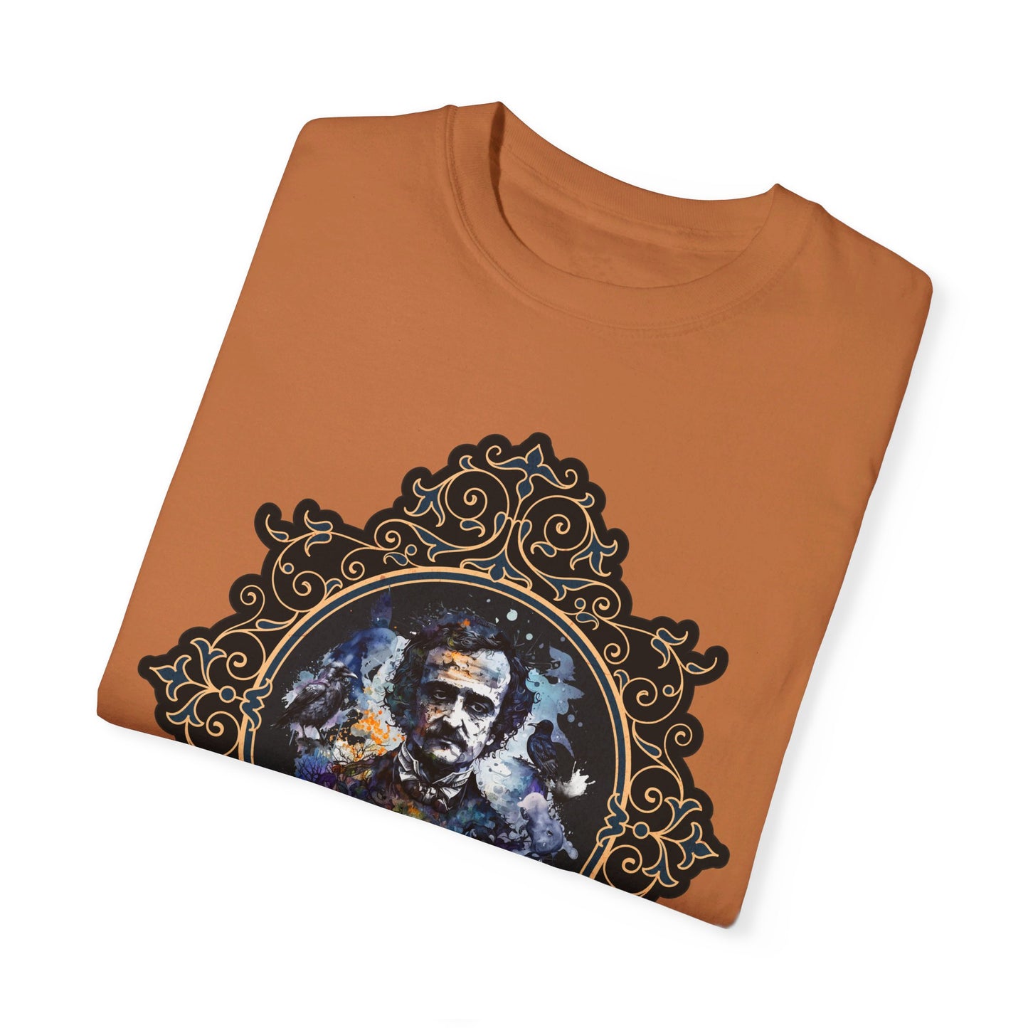 Edgar Allan Poe Shirt, Poet, Poetry Lover Tee, Book, Reading Lover Shirt, Halloween, Gothic, Light Academia Gifts, Comfort Colours TShirt T-Shirt Printify