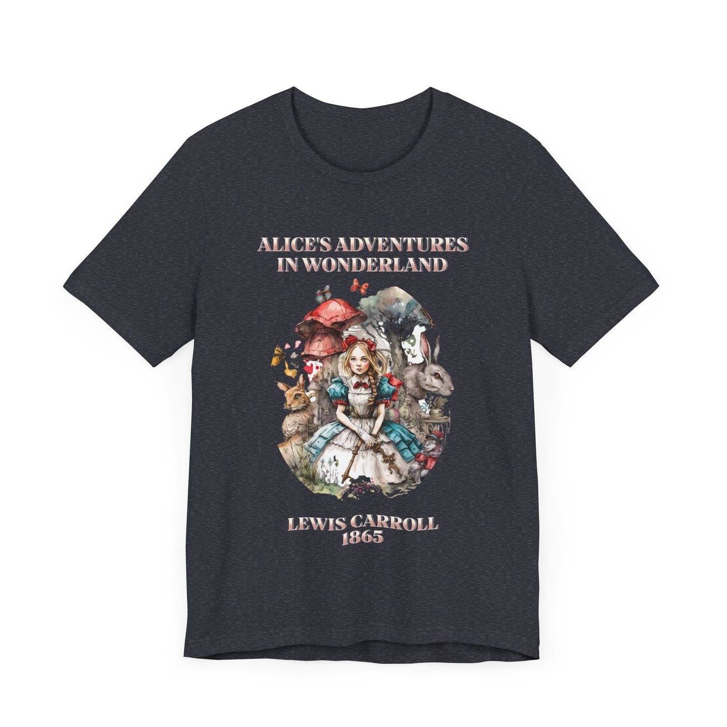 Unisex Jersey Short Sleeve Tee Alice in Wonderland T-Shirt Printify