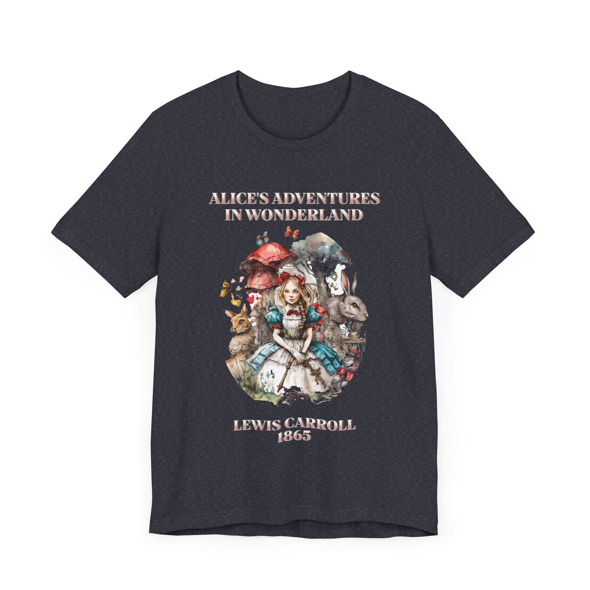 Unisex Jersey Short Sleeve Tee Alice in Wonderland T-Shirt Printify