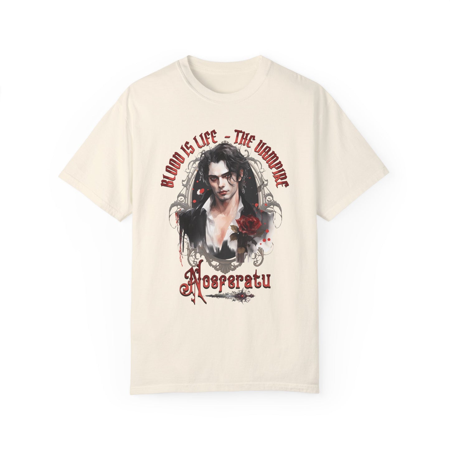 Vampire Nosferatu TShirt Dark Romance Gift For Vampire Lovers Mystic Falls Shirt Halloween Gift For Her Party Paranormal Romance Reader Gift T-Shirt Printify