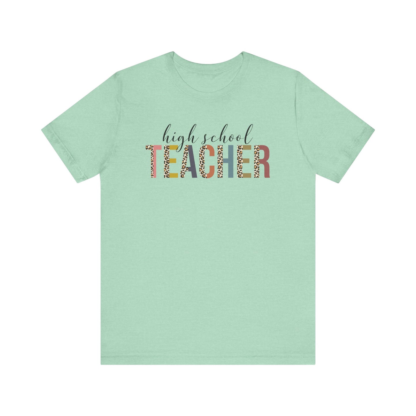 Cute Teacher TShirt Gift, Education Tee, Elementary School Teacher Appreciation, Funny Back To School Shirt, Teacher T-Shirt, Teacher Tee T-Shirt Printify Heather Mint XS