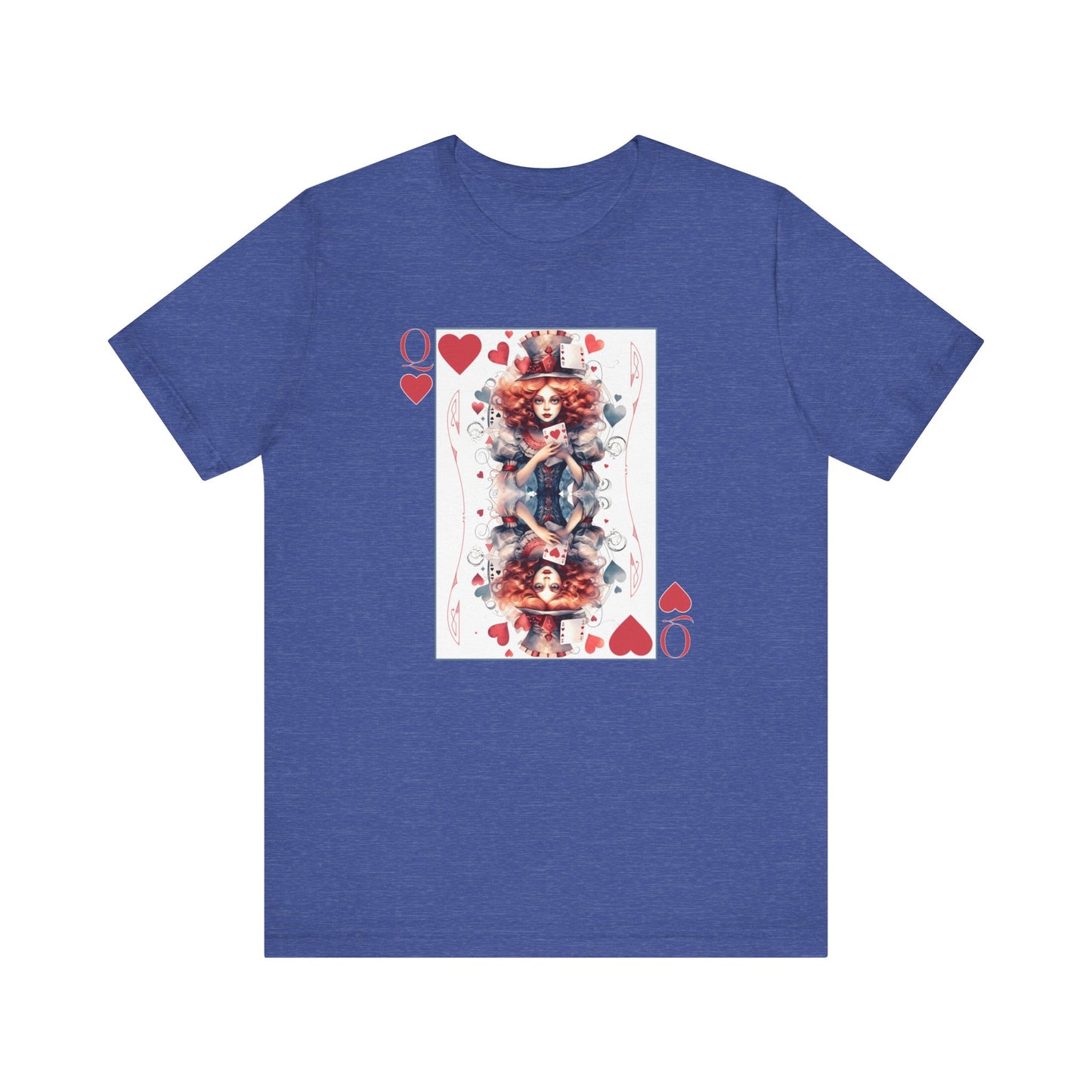 3001 Unisex Jersey Short Sleeve Tee Alice in Wonderland T-Shirt Printify Heather True Royal S