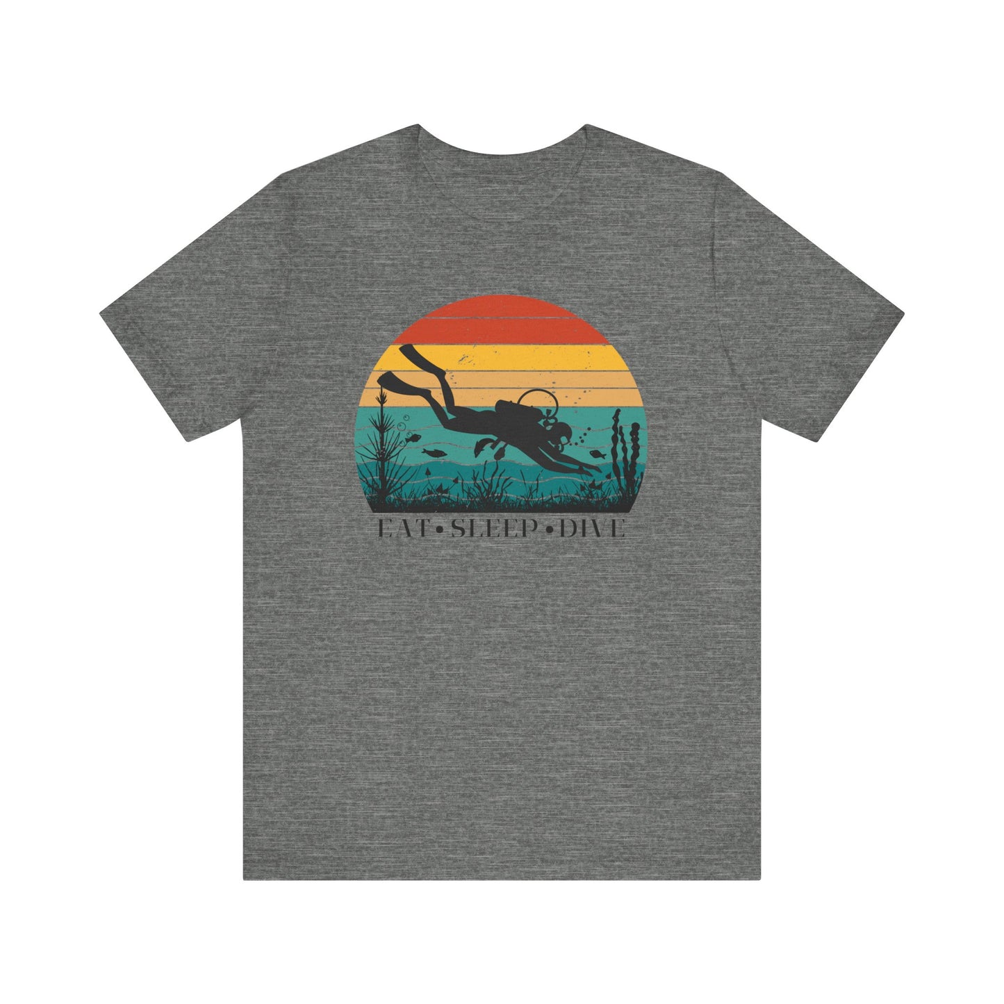 Scuba Diving Gift, Scuba Diving Shirt, Scuba Diver Gift, Diver TShirt, Gifts For Scuba Divers, Ocean Scuba Diving Shirt, Ocean Life Gear T-Shirt Printify Deep Heather XS
