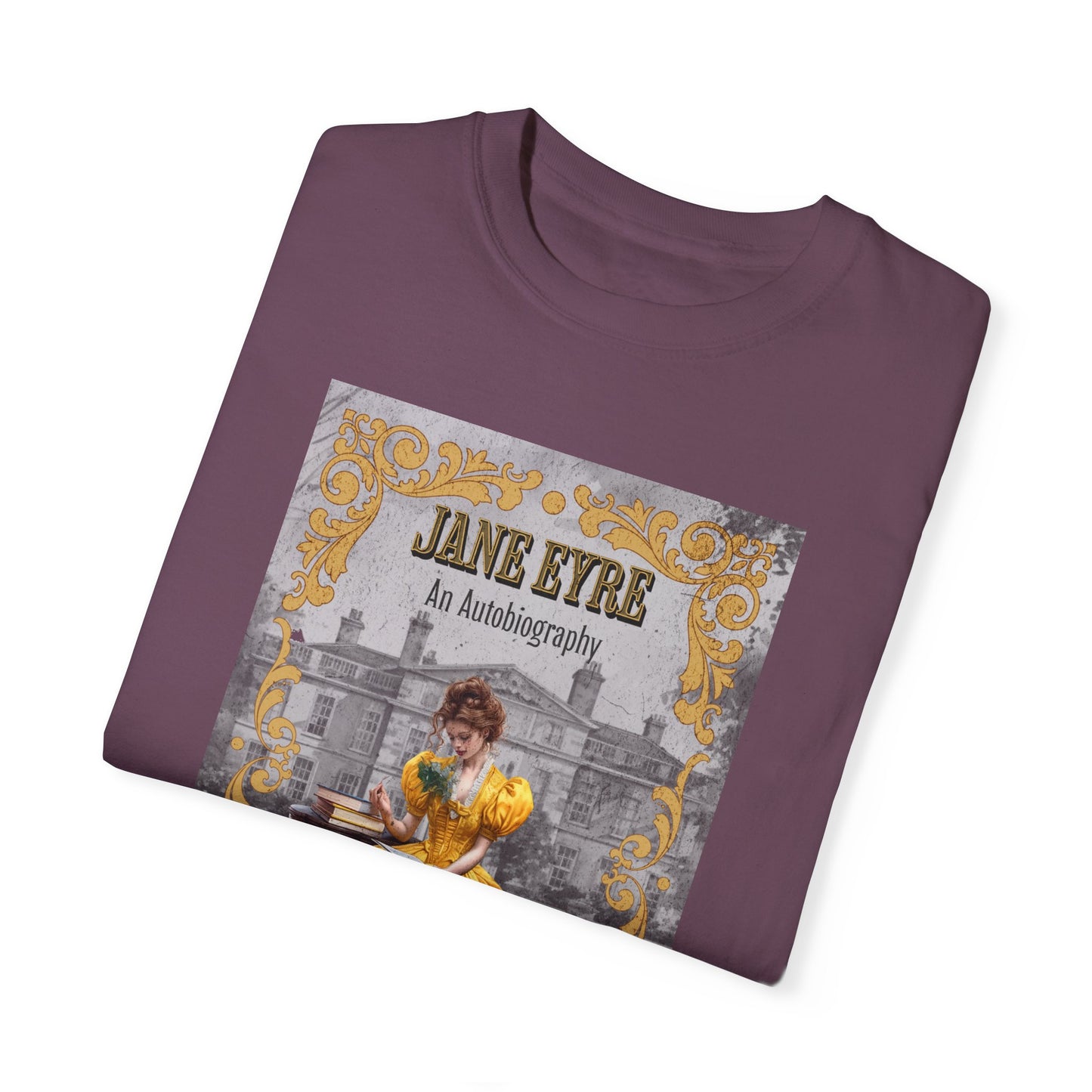 Jane Eyre T-shirt, Charlotte Brontë Historical Romance Comfort Colors Tee, Bookish Literary Brontë Sisters Fan Art Gift for Her, Bookclub T-Shirt Printify