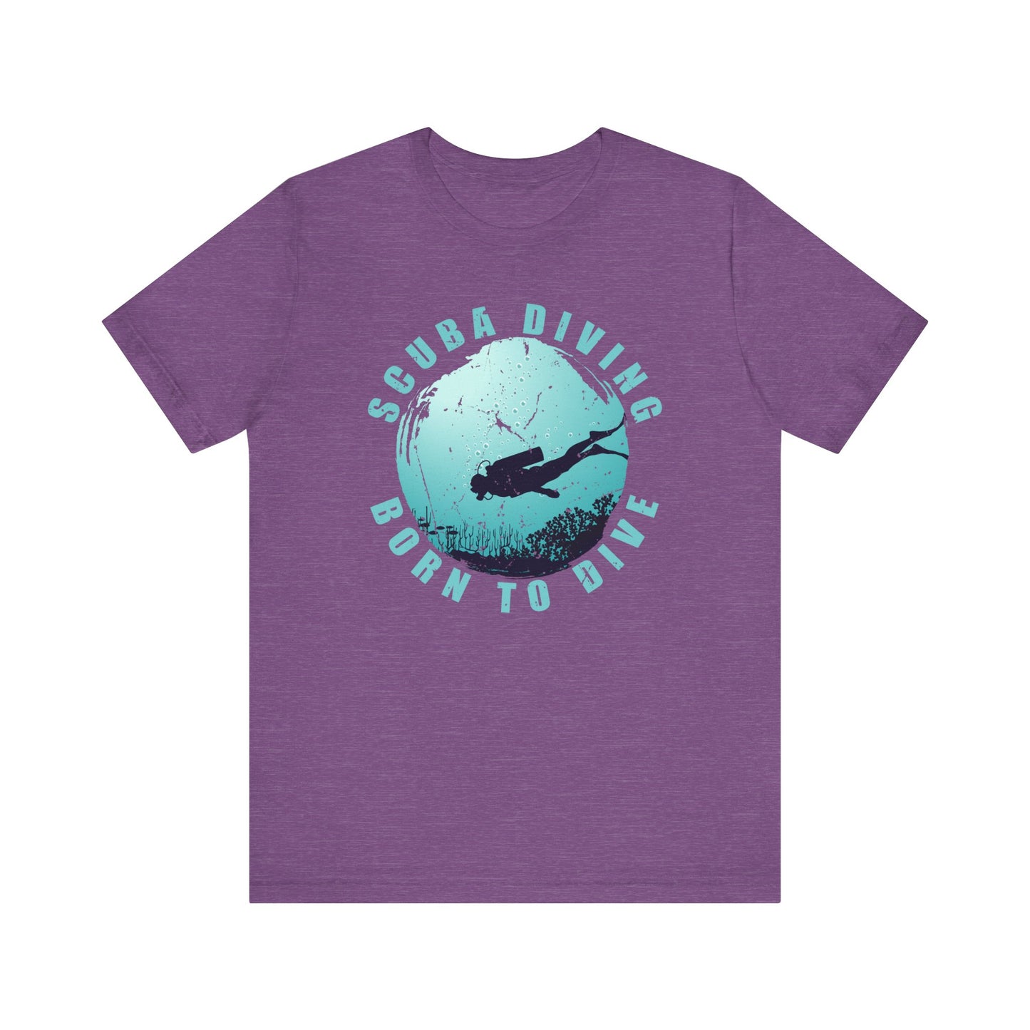 Scuba Diving Gift, Scuba Diving Shirt, Scuba Diver Gift, Diver TShirt, Gifts For Scuba Divers, Ocean Scuba Diving Shirt, Ocean Life Gear T-Shirt Printify Heather Team Purple XS