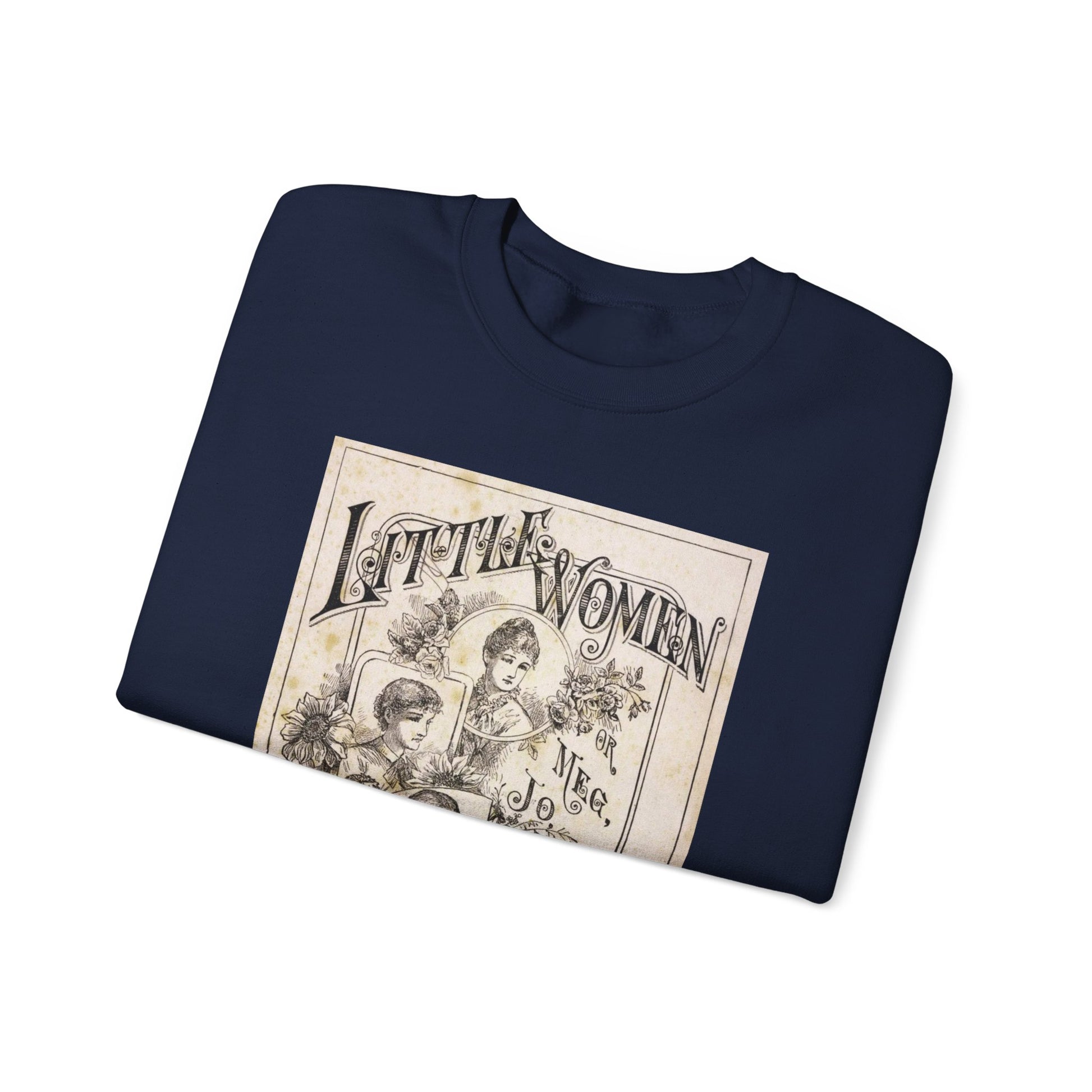 Little Women Sweatshirt, Louisa May Alcott Historical Romance Sweater, Bookish Literary Fan Art Gift, Gift for Her, Bookclub Crewneck Shirt Sweatshirt Printify
