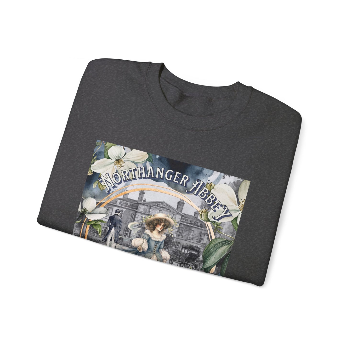Jane Austen Sweatshirt, Northanger Abbey Historical Romance Sweater, Bookish Literary Jane Austen Fan Art Gift, Gift for Her, Bookclub Shirt Sweatshirt Printify