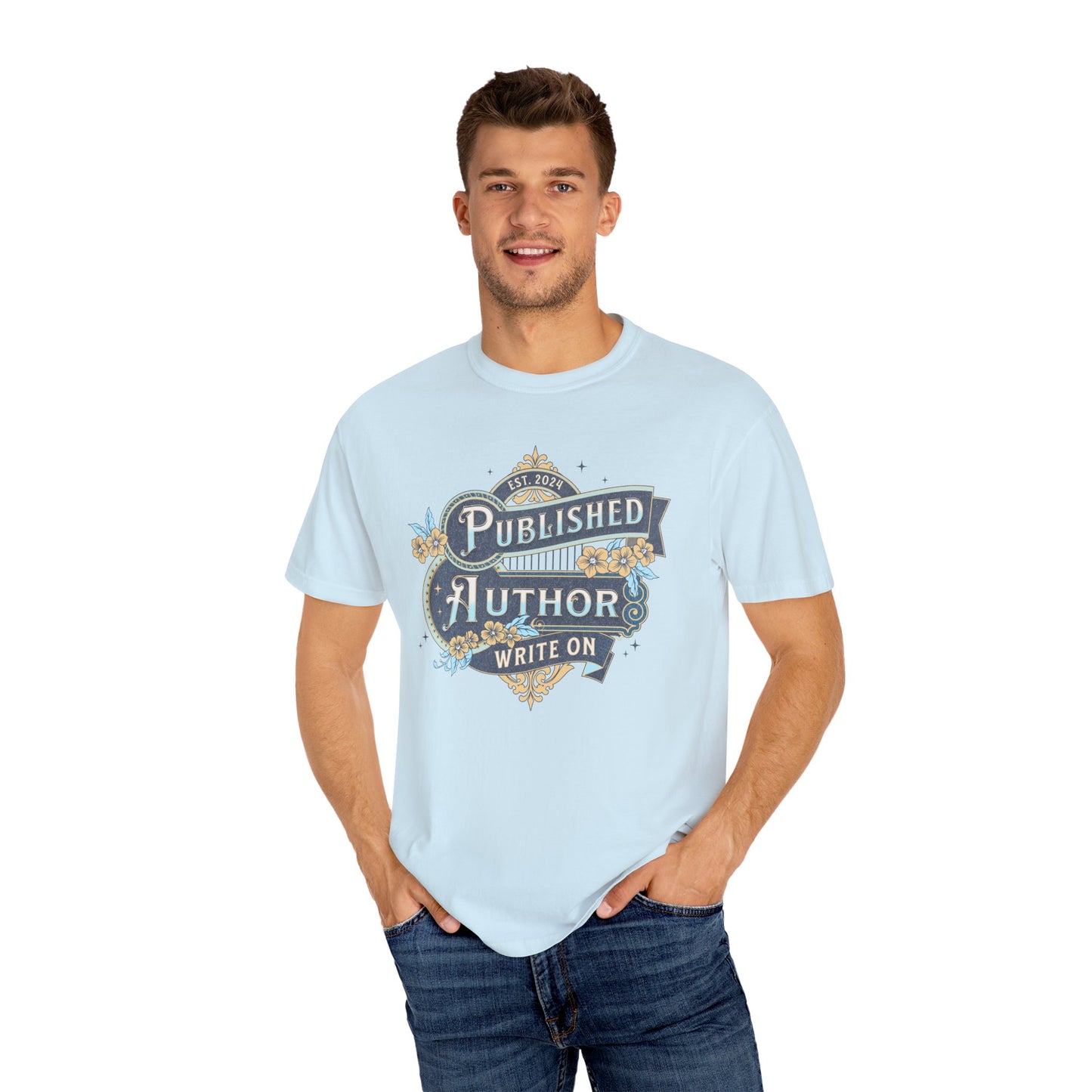 Writer Day T-Shirt Gift For New Published Author Gift For Novel Writer Novelist Gift For Blogger Journalist Gift Birthday Christmas Gift T-Shirt Printify