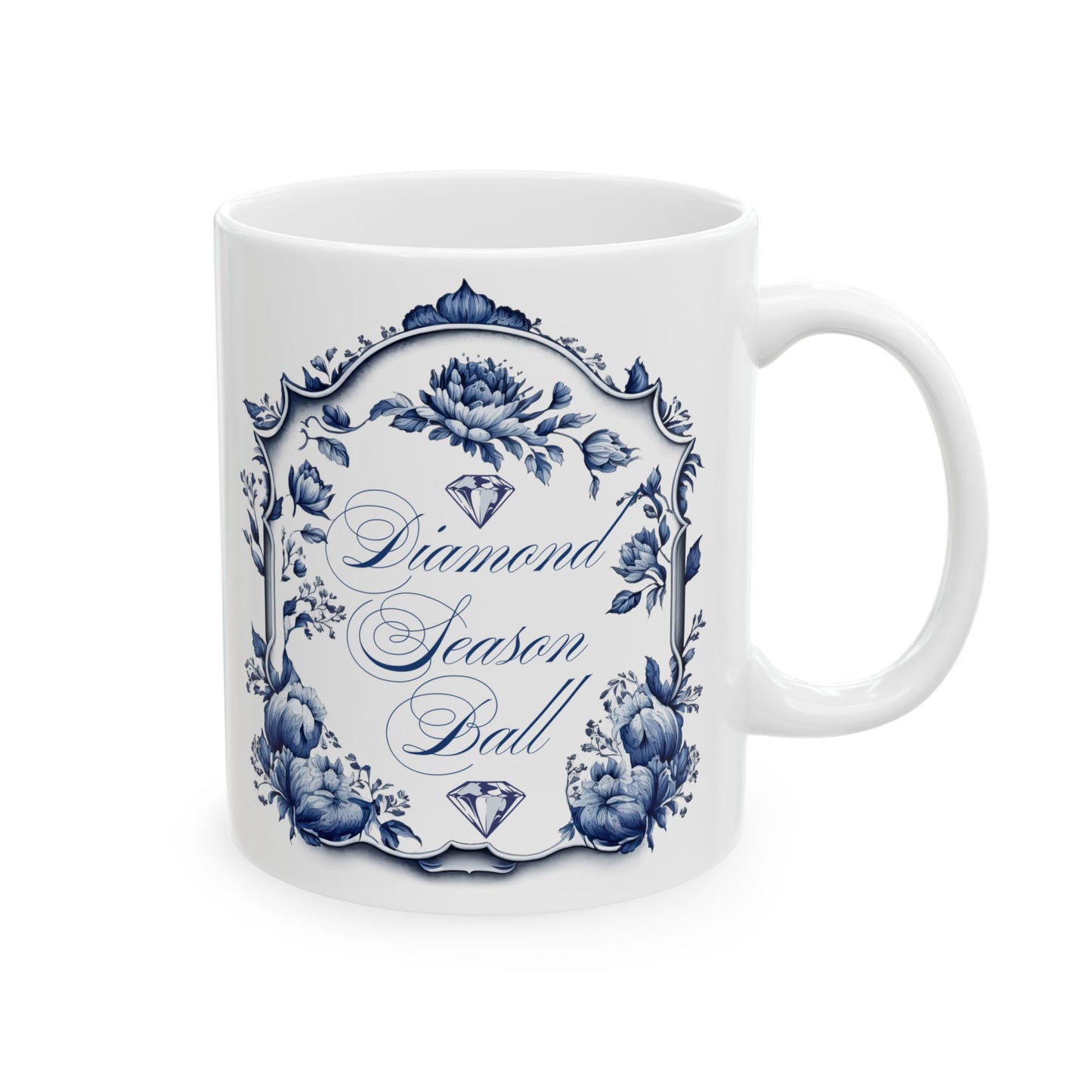 Diamond Season Ball Coffee Mug Regency England Ton Society Galla Gift For Fan Of Historical Drama Romance Reader Gift Bookclub Gift Mug Printify