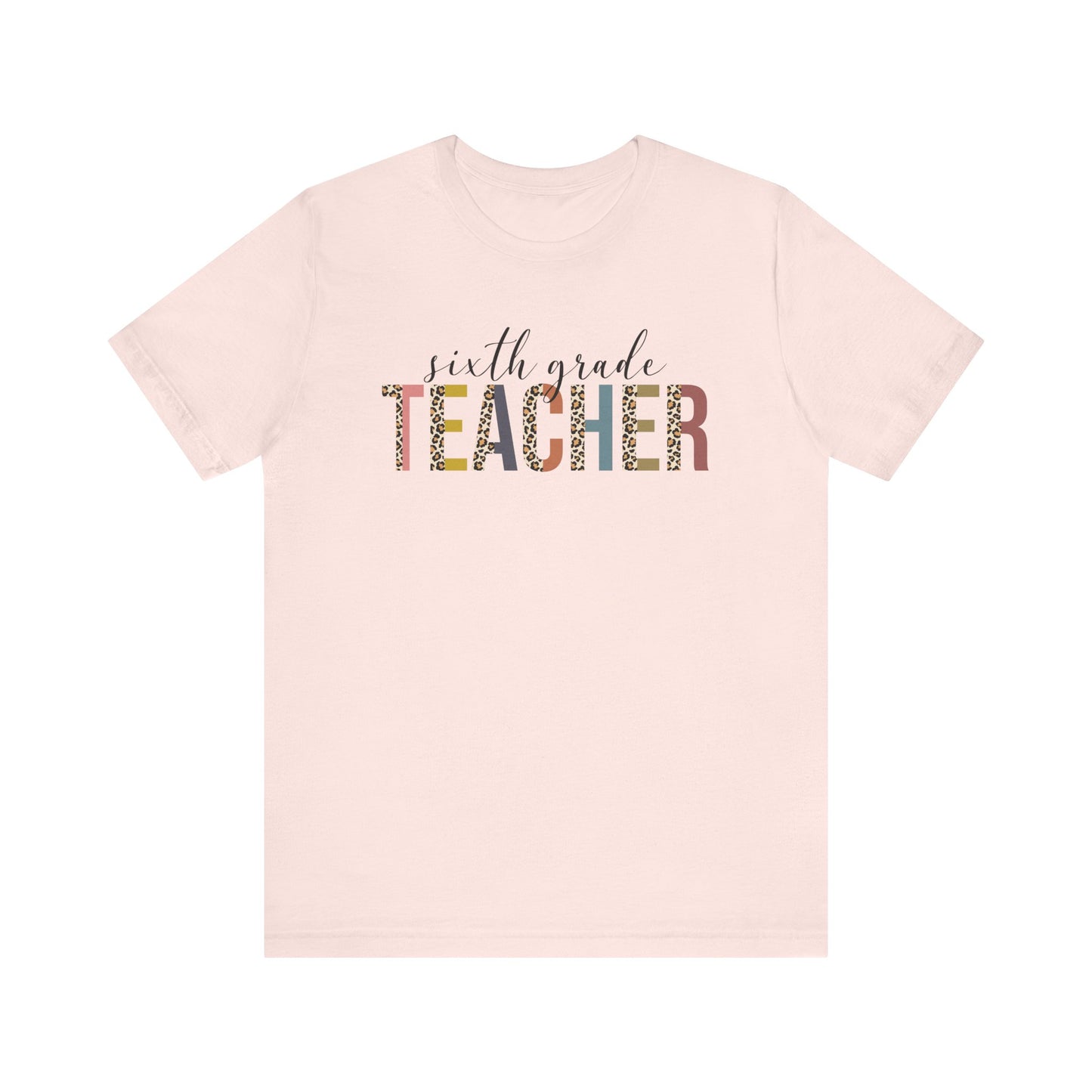 Cute Teacher TShirt Gift, Education Tee, Elementary School Teacher Appreciation, Funny Back To School Shirt, Teacher T-Shirt, Teacher Tee, T-Shirt Printify Soft Pink XS
