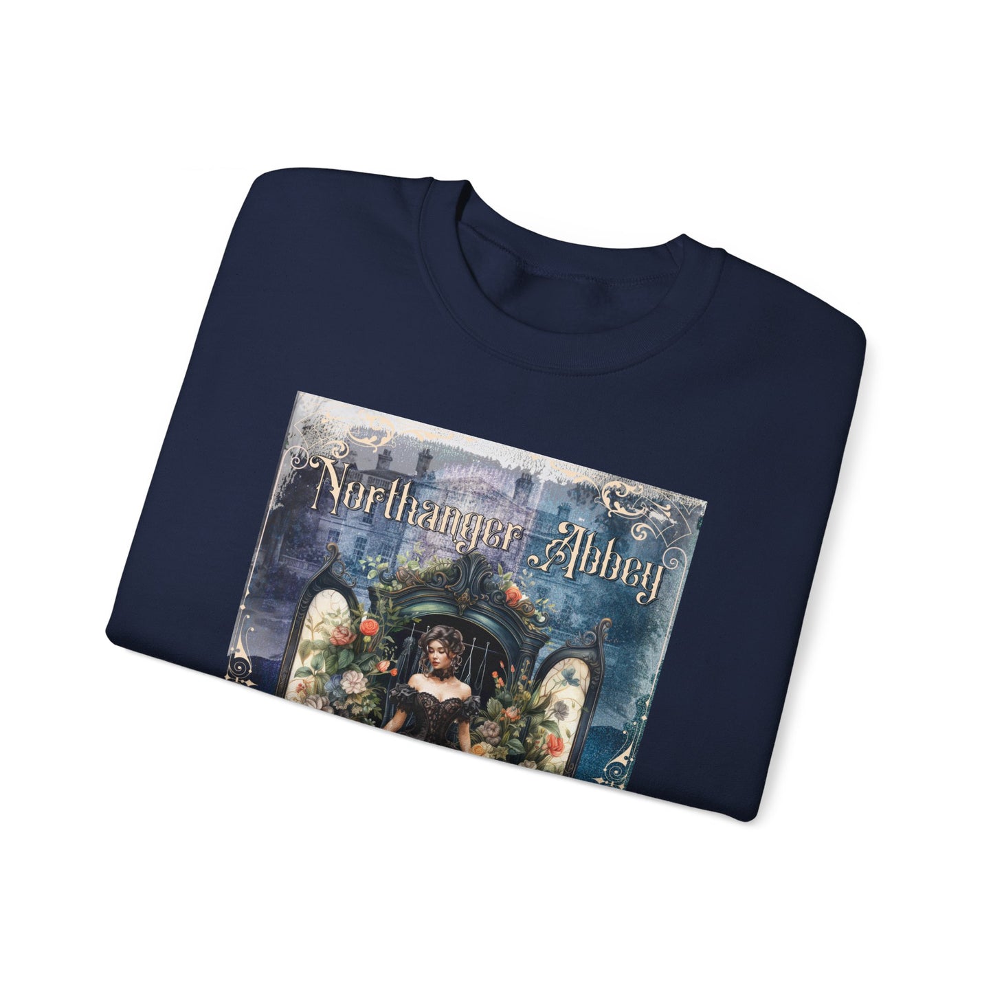 Jane Austen Sweatshirt, Northanger Abbey Historical Romance Sweater, Bookish Literary Jane Austen Fan Art Gift, Gift for Her, Bookclub Shirt Sweatshirt Printify