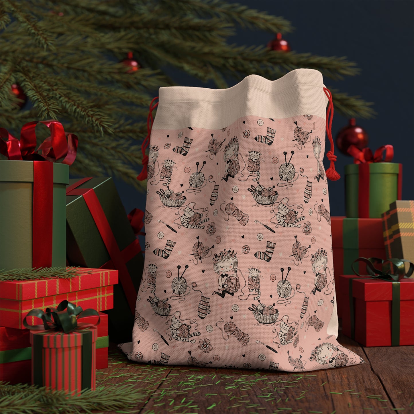 Linen Bag Home Decor Printify