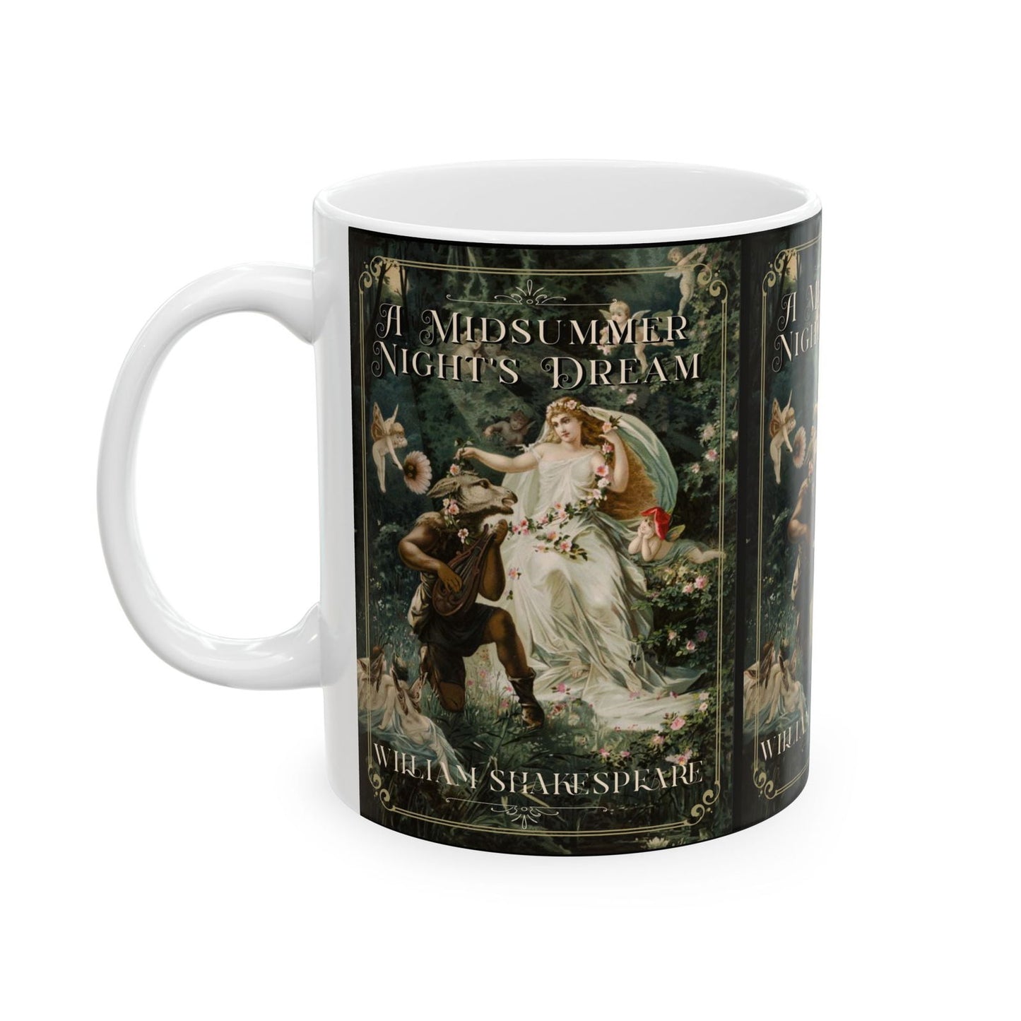 A Midsummer Night's Dream Coffee Mug William Shakespeare Fan Gift For Theatre Lovers Dark Academia Gift Bookish Merch Playwrite Actor Gift Mug Printify