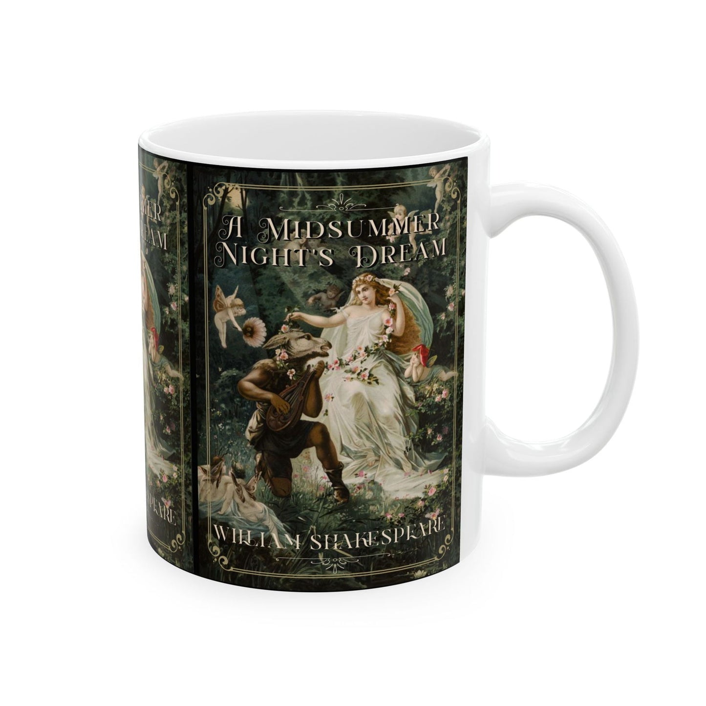 A Midsummer Night's Dream Coffee Mug William Shakespeare Fan Gift For Theatre Lovers Dark Academia Gift Bookish Merch Playwrite Actor Gift Mug Printify