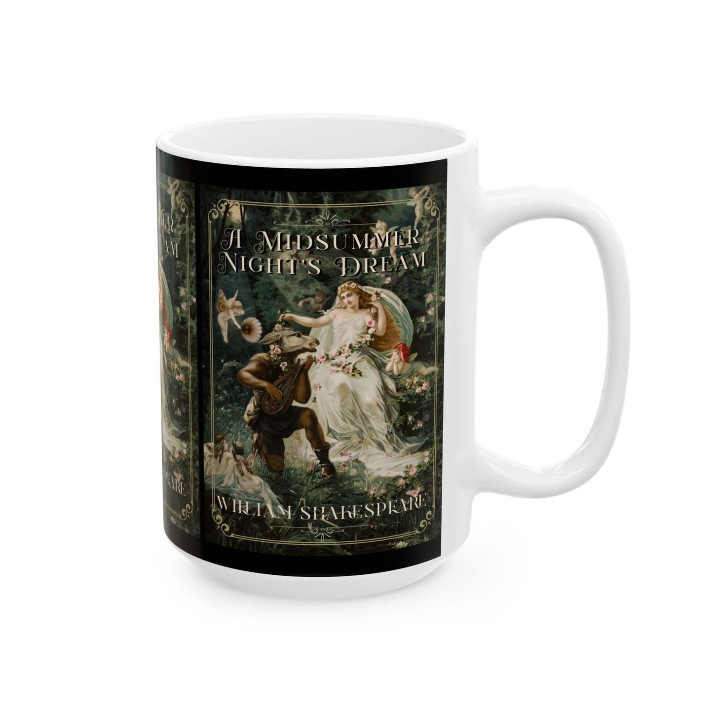 A Midsummer Night's Dream Coffee Mug William Shakespeare Fan Gift For Theatre Lovers Dark Academia Gift Bookish Merch Playwrite Actor Gift Mug Printify