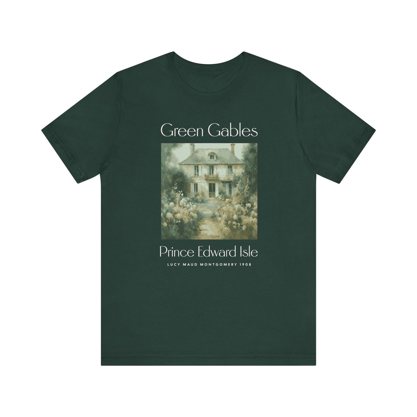 Anne Of Green Gables Shirt Gift For Green Gables Fan Anne With An E Anne Shirley Prince Edward Island Shirt Gift For Book Lover Bookish Gift T-Shirt Printify Forest XS