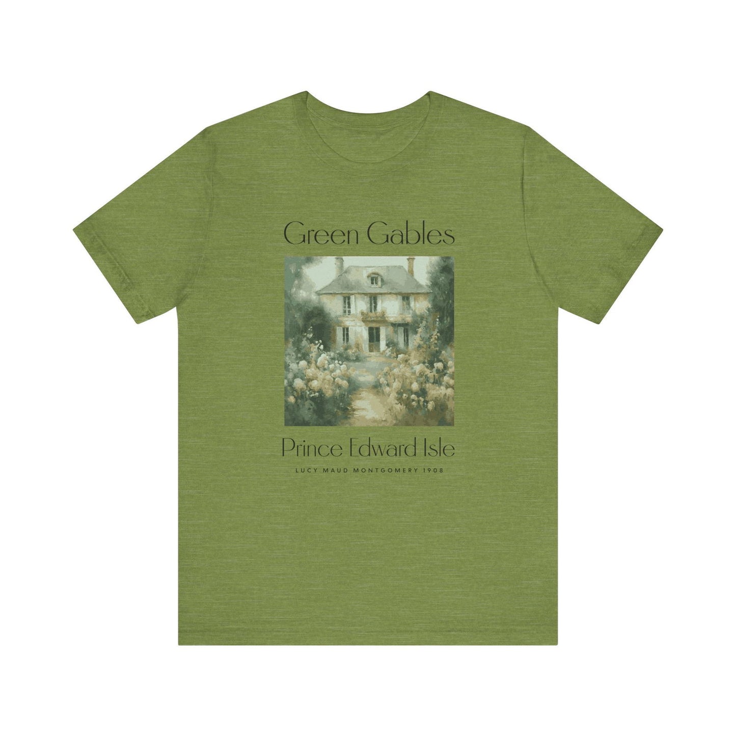 Anne Of Green Gables Shirt Gift For Green Gables Fan Anne With An E Anne Shirley Prince Edward Island Shirt Gift For Book Lover Bookish Gift T-Shirt Printify Heather Green XS