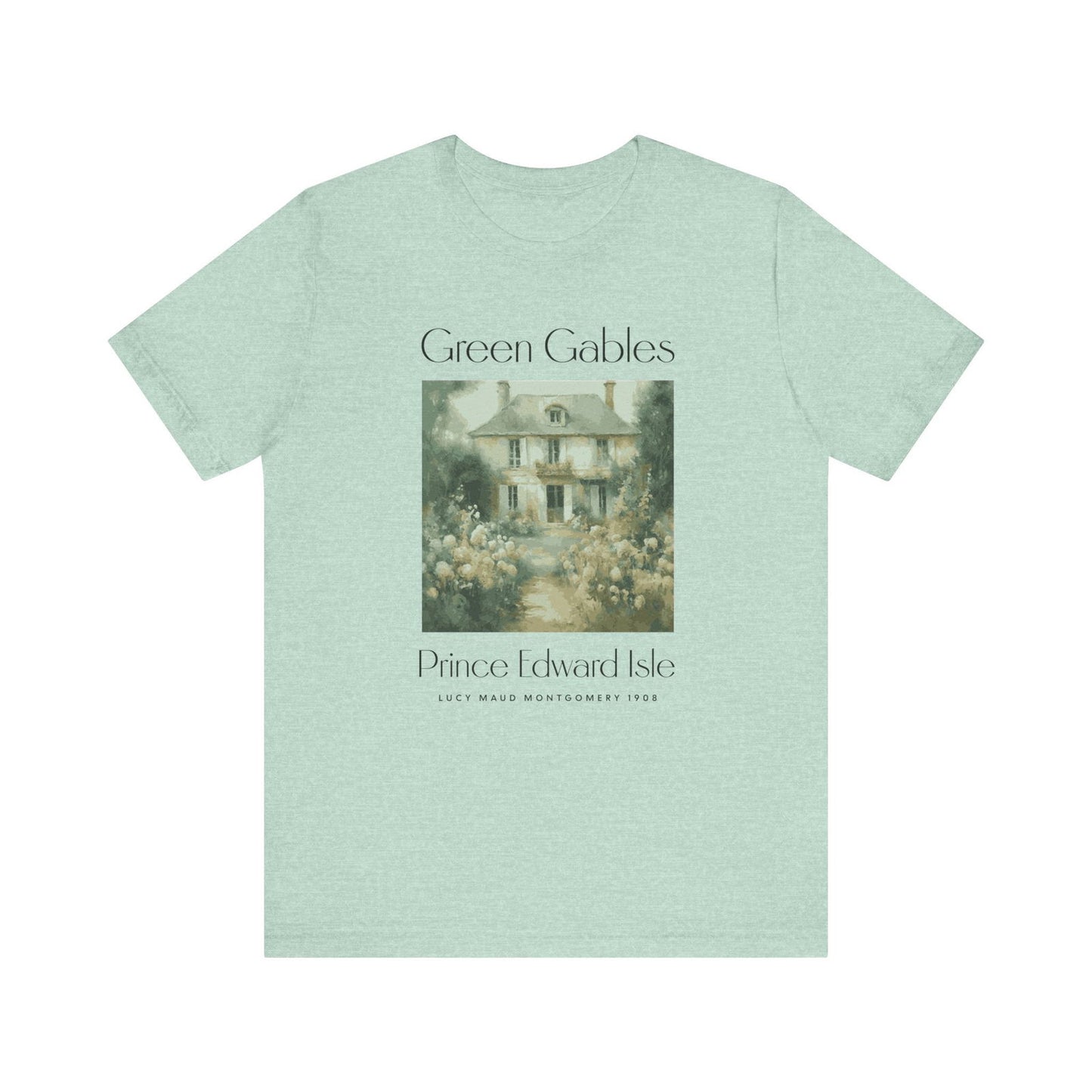Anne Of Green Gables Shirt Gift For Green Gables Fan Anne With An E Anne Shirley Prince Edward Island Shirt Gift For Book Lover Bookish Gift T-Shirt Printify Heather Prism Mint XS