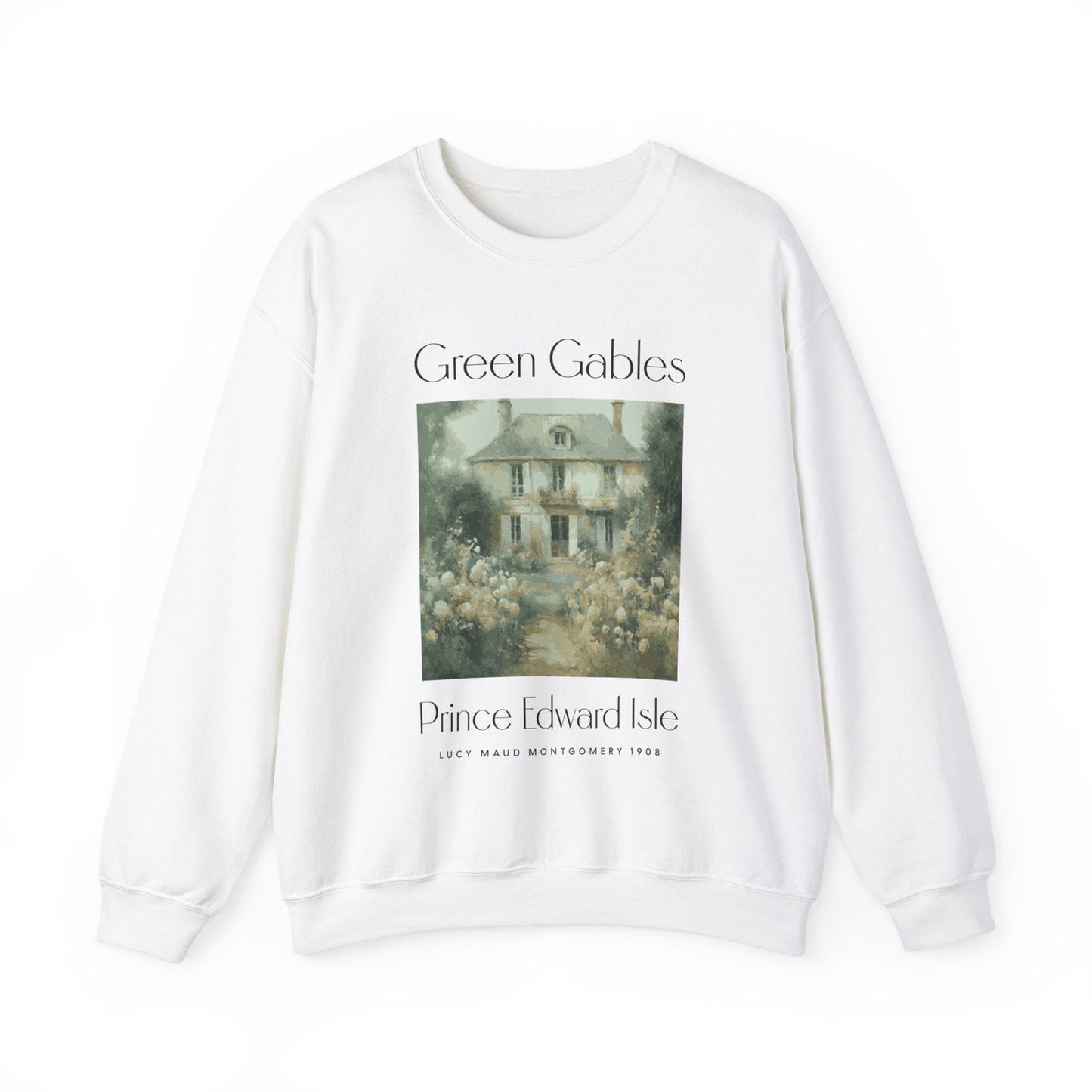 Anne Of Green Gables Sweatshirt Gift For Green Gables Fan Anne With An E Anne Shirley Prince Edward Island Gift For Book Lover Bookish Gift Sweatshirt Printify S White