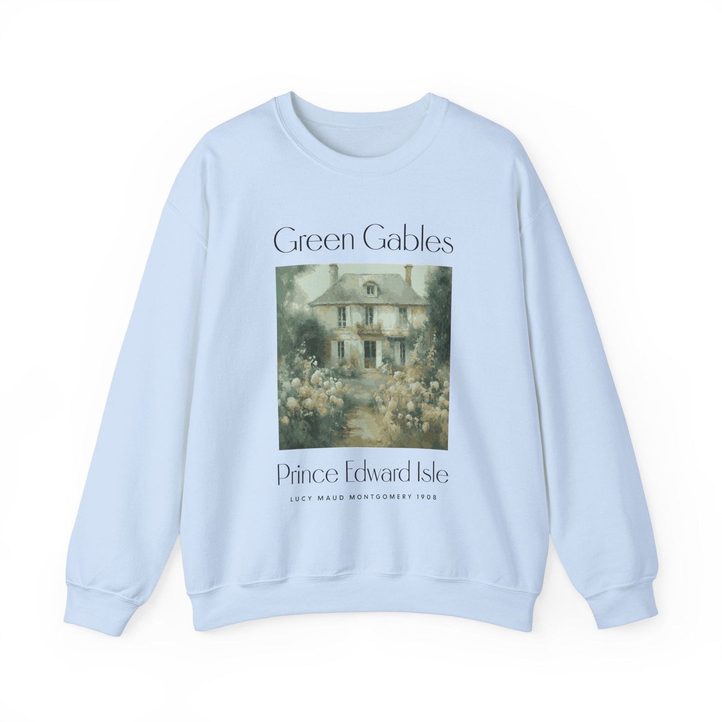 Anne Of Green Gables Sweatshirt Gift For Green Gables Fan Anne With An E Anne Shirley Prince Edward Island Gift For Book Lover Bookish Gift Sweatshirt Printify S Light Blue