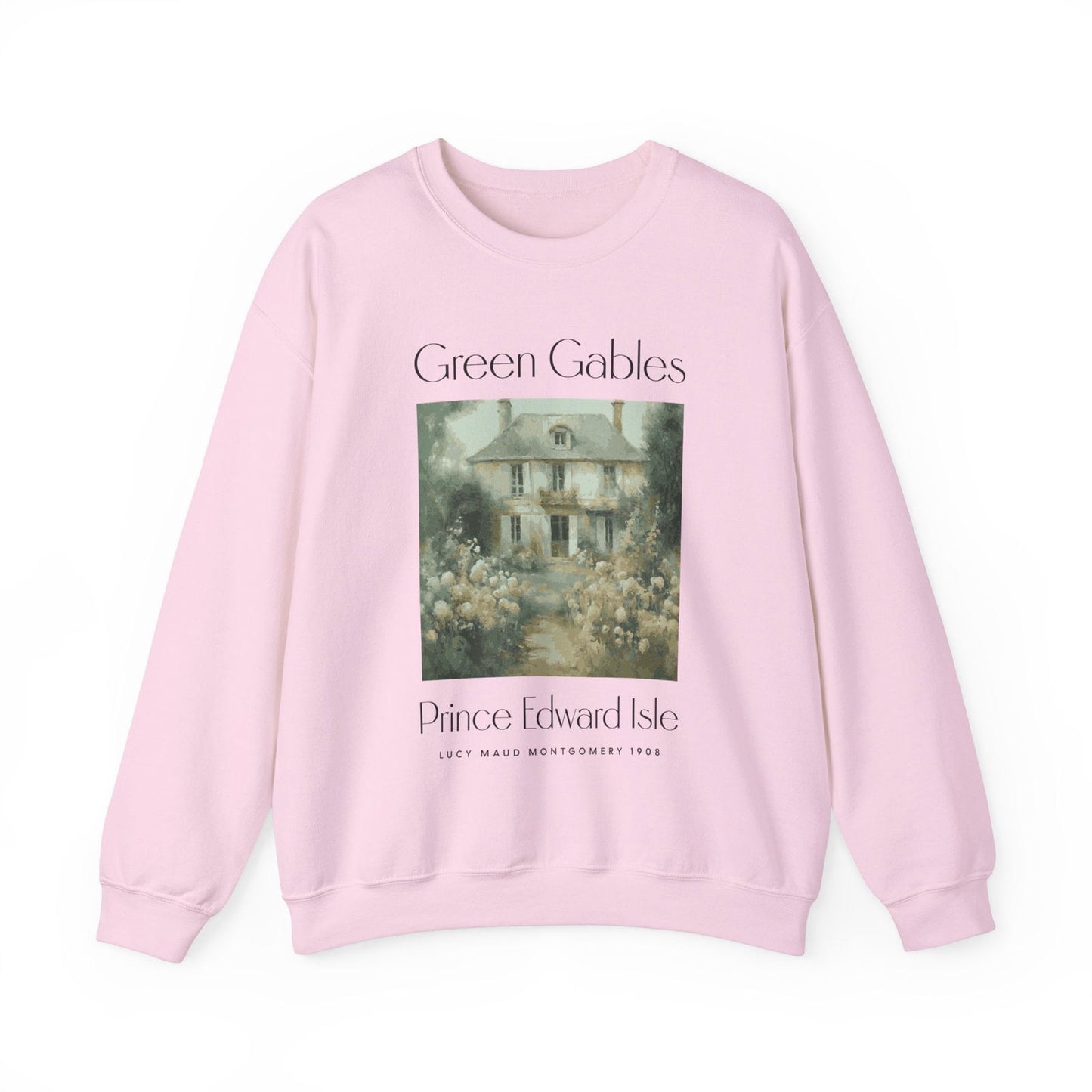 Anne Of Green Gables Sweatshirt Gift For Green Gables Fan Anne With An E Anne Shirley Prince Edward Island Gift For Book Lover Bookish Gift Sweatshirt Printify S Light Pink