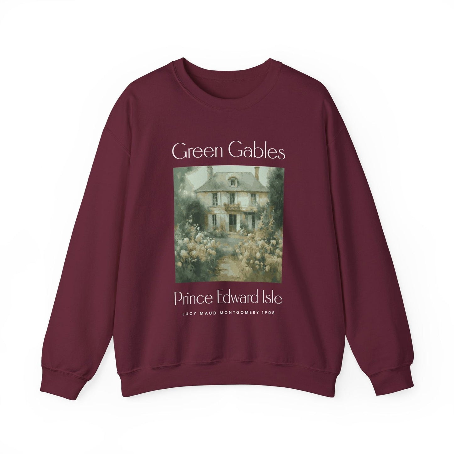Anne Of Green Gables Sweatshirt Gift For Green Gables Fan Anne With An E Anne Shirley Prince Edward Island Gift For Book Lover Bookish Gift Sweatshirt Printify S Maroon