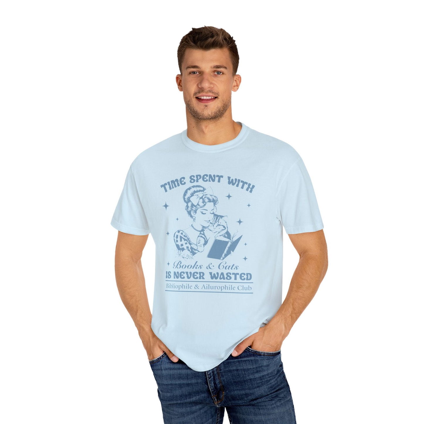 Books And Cats Retro TShirt Bookish Cat Lover Shirt Reader Lover Bookish Gift For Librarian Shirt Romance Fantasy Trending Now Book Club T-Shirt Printify