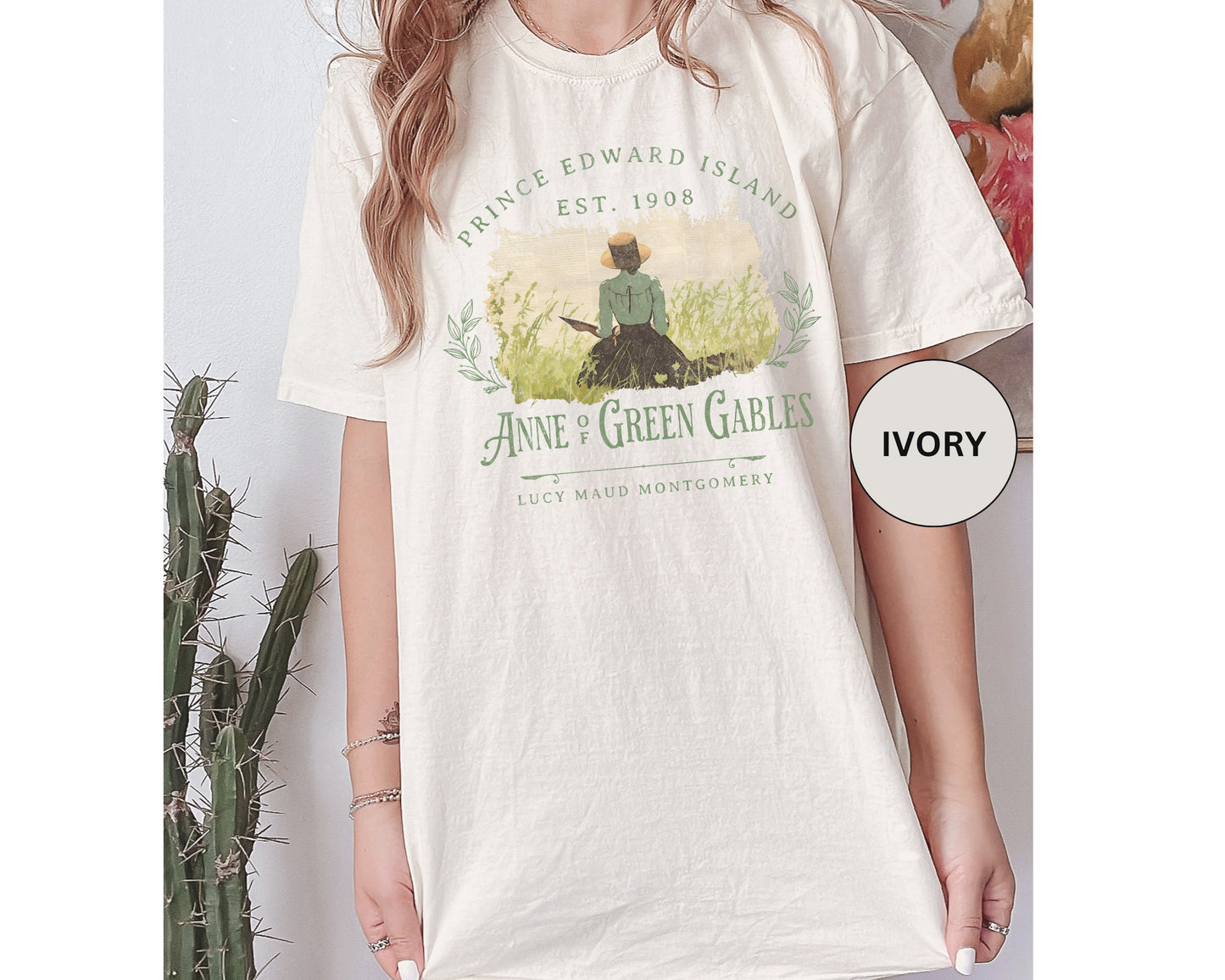 Charming Anne of Green Gables Unisex T-Shirt, Vintage Literary Tee, Gift for Book Lovers, Classic Literature Apparel, Summer Casual Wear T-Shirt Printify