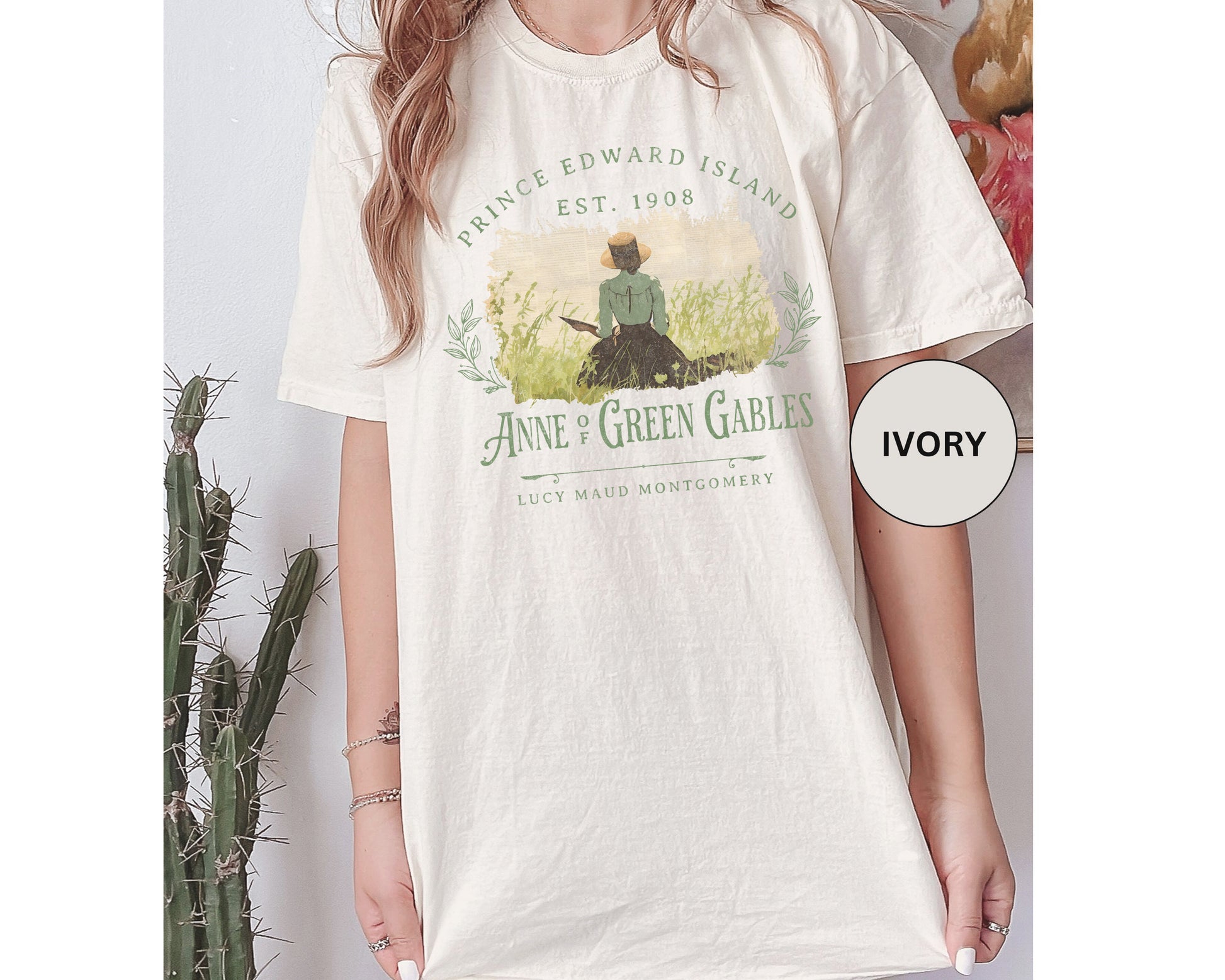 Charming Anne of Green Gables Unisex T-Shirt, Vintage Literary Tee, Gift for Book Lovers, Classic Literature Apparel, Summer Casual Wear T-Shirt Printify