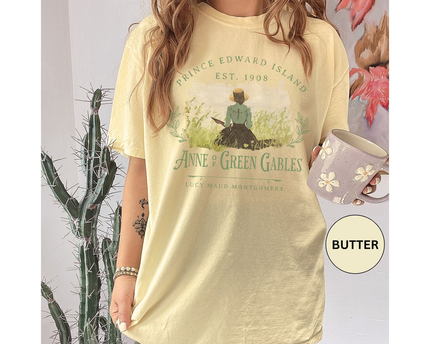 Charming Anne of Green Gables Unisex T-Shirt, Vintage Literary Tee, Gift for Book Lovers, Classic Literature Apparel, Summer Casual Wear T-Shirt Printify