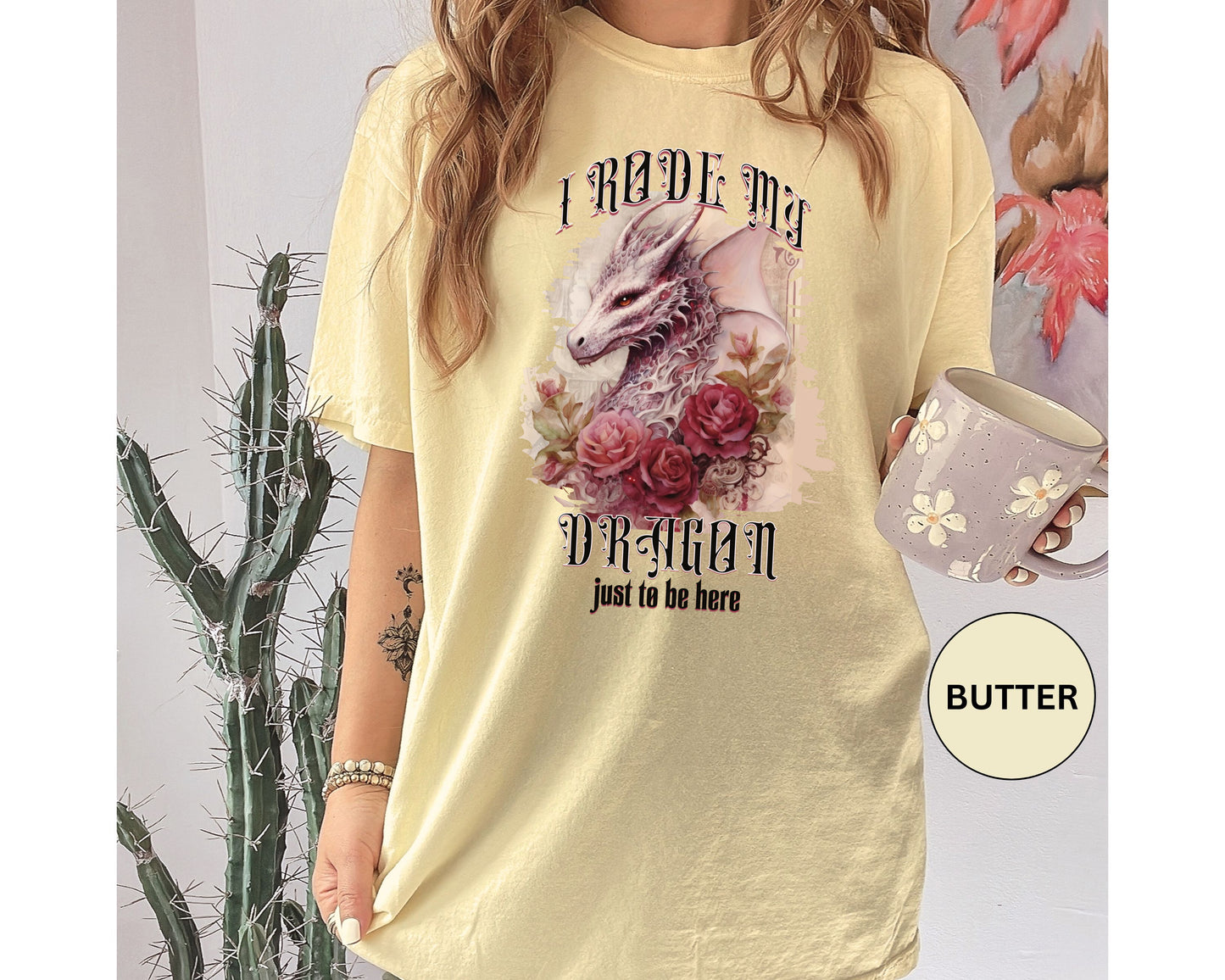 Renaissance Faire T-Shirt Coquette Dragon Shirt Renfaire Festival Tee Fantasy Shirt Gift for Dragon Lovers Unique Graphic Party T-Shirt T-Shirt Printify