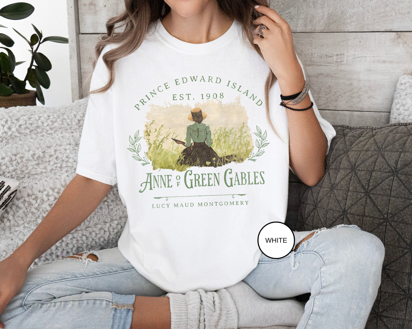 Charming Anne of Green Gables Unisex T-Shirt, Vintage Literary Tee, Gift for Book Lovers, Classic Literature Apparel, Summer Casual Wear T-Shirt Printify