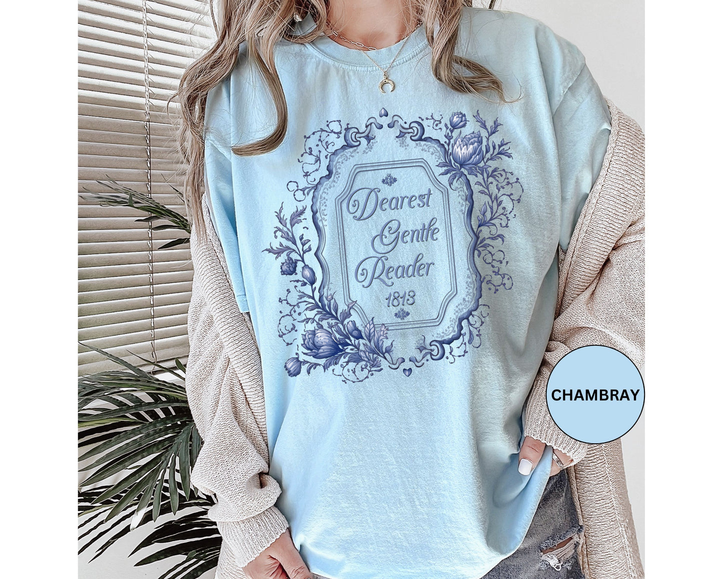 Dearest Gentle Reader Shirt Regency England Ton Society Papers Gift For Bridgerton Fan Historical Drama Romance Reader Gift Bookclub Gift T-Shirt Printify