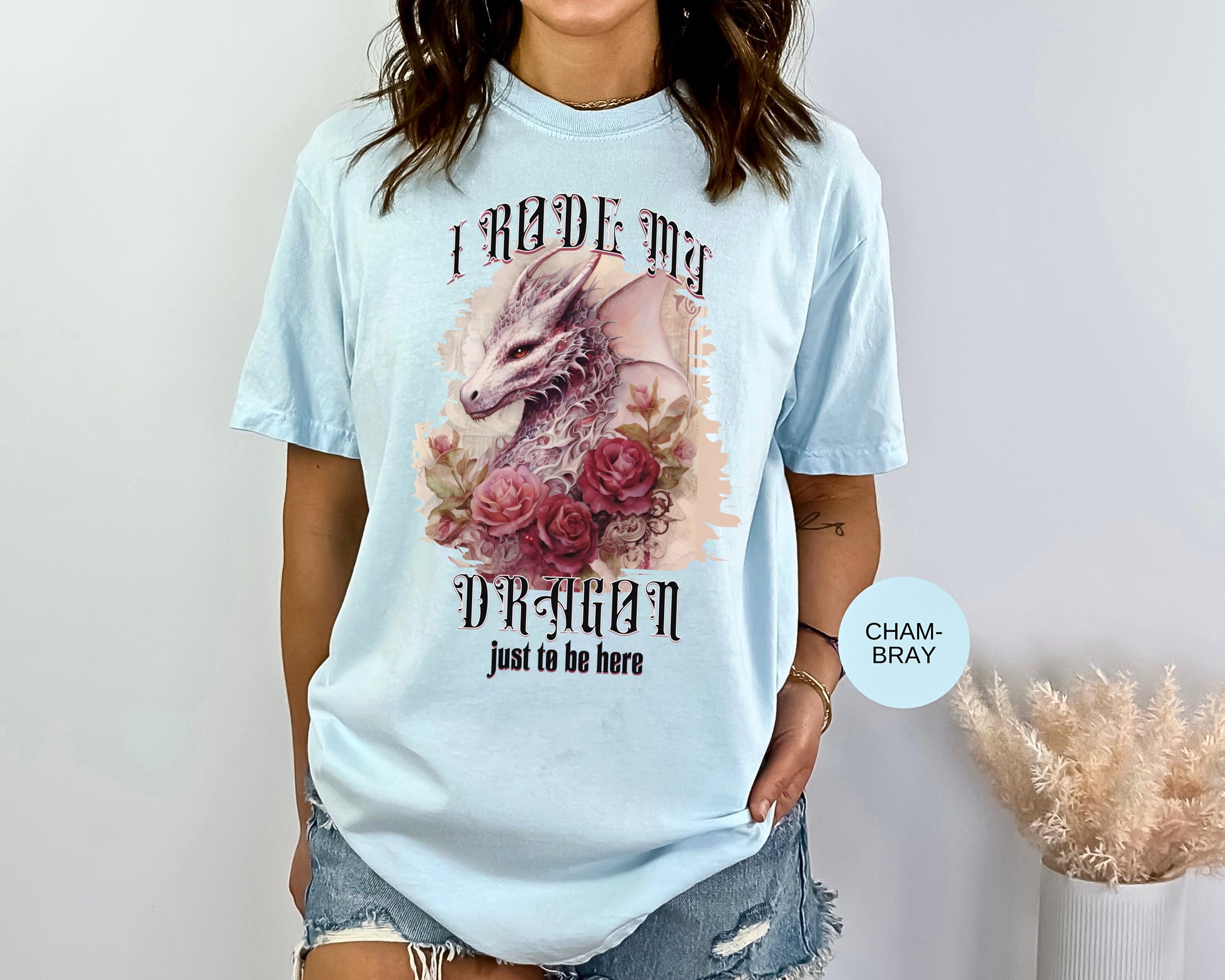 Renaissance Faire T-Shirt Coquette Dragon Shirt Renfaire Festival Tee Fantasy Shirt Gift for Dragon Lovers Unique Graphic Party T-Shirt T-Shirt Printify
