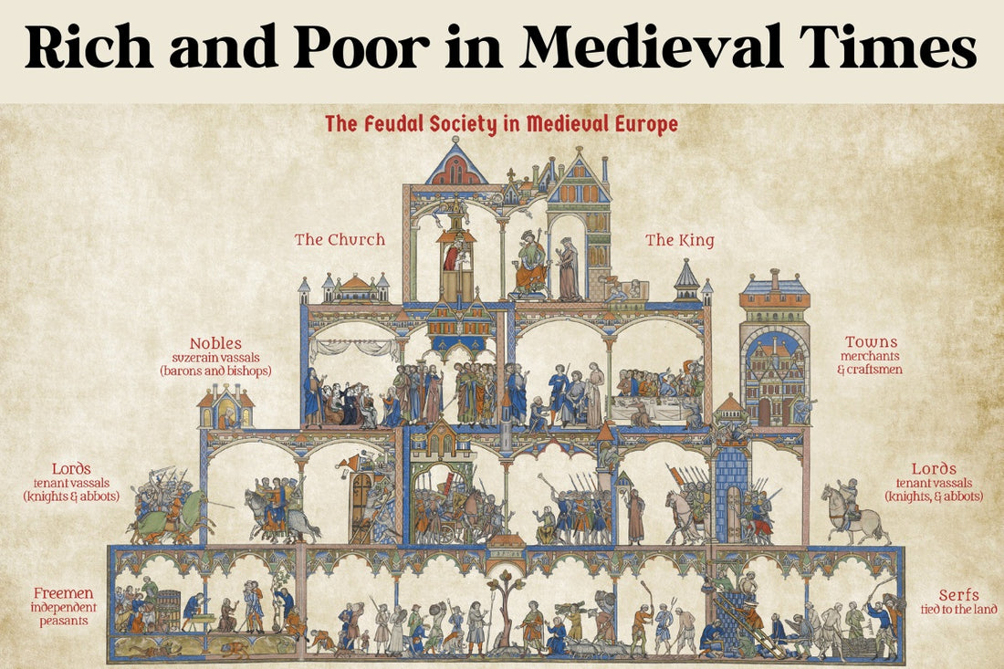 the hierarchy of rich and poor in medieval times diagram