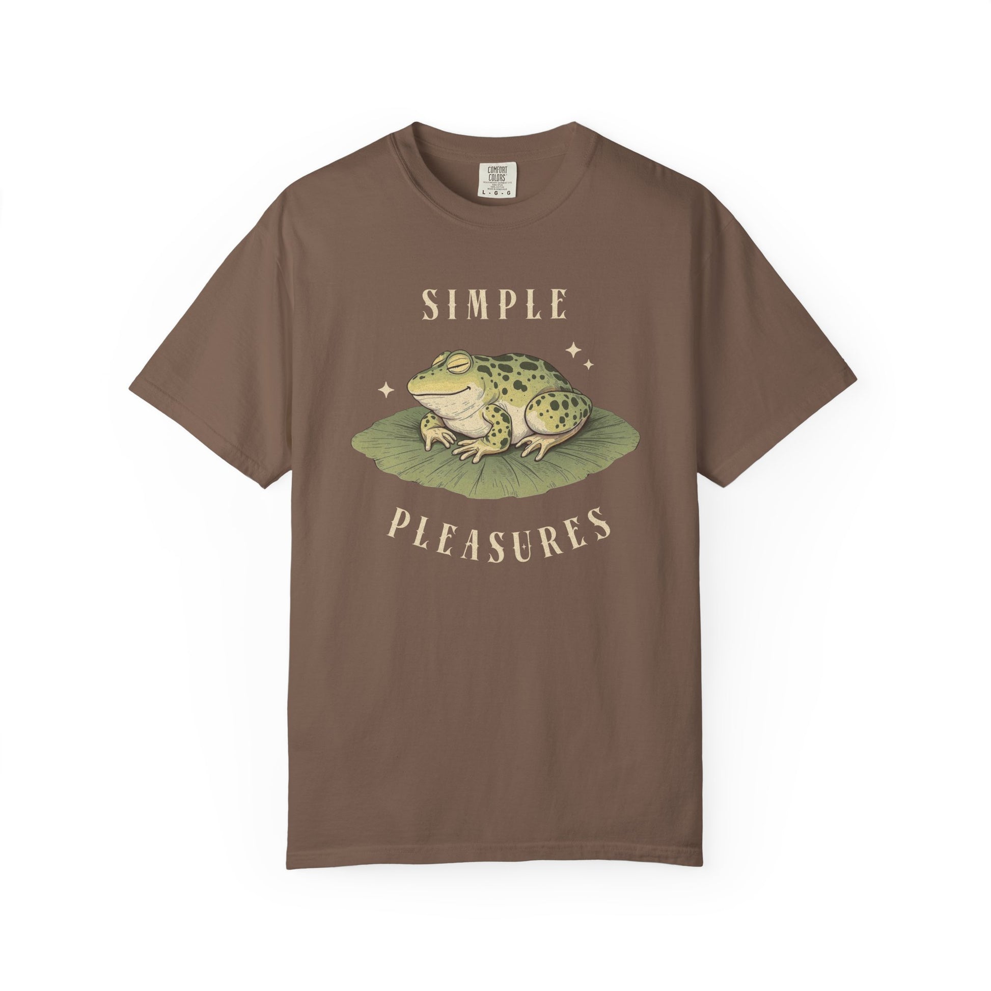 Funny Frog T-Shirt Retro Vibes Froggy Meme Shirt Vintage Frog And Toad Aesthetic Frog Lover Gift For Her Birthday Viral Trendy Shirt T-Shirt Printify Espresso S