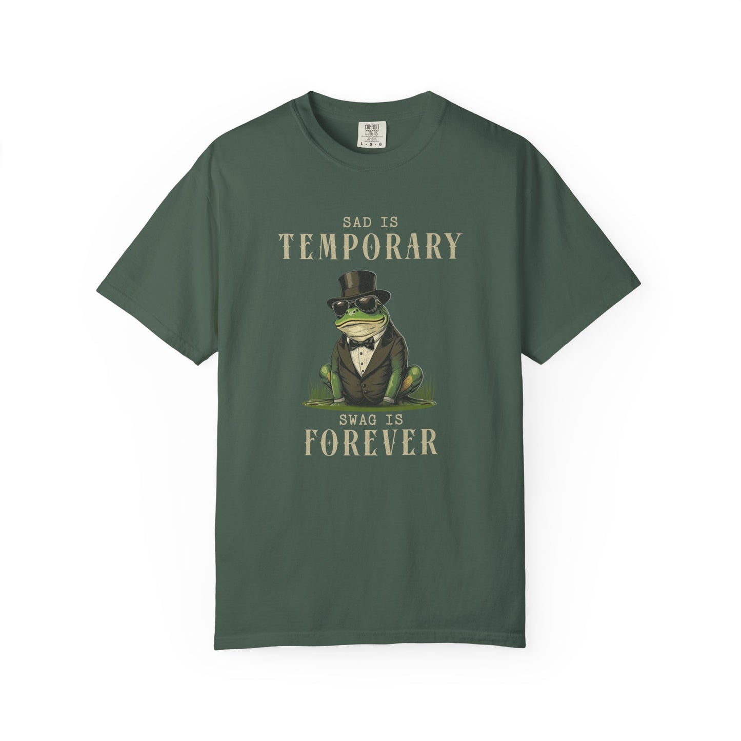 Funny Frog T-Shirt Retro Self Care Froggy Meme Shirt Vintage Frog And Toad Aesthetic Frog Lover Gift For Her Birthday Viral Trendy Shirt T-Shirt Printify Blue Spruce S