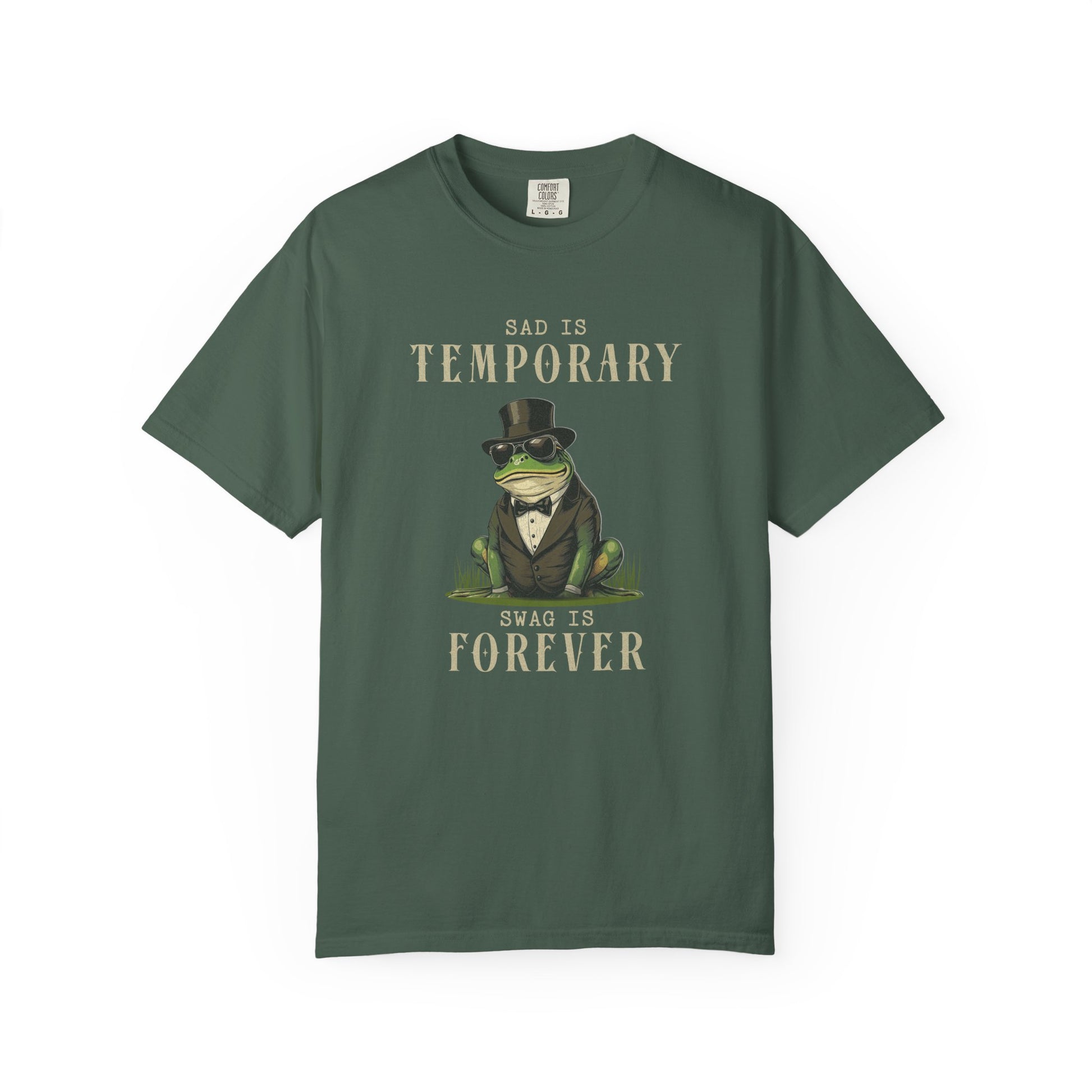 Funny Frog T-Shirt Retro Self Care Froggy Meme Shirt Vintage Frog And Toad Aesthetic Frog Lover Gift For Her Birthday Viral Trendy Shirt T-Shirt Printify Blue Spruce S
