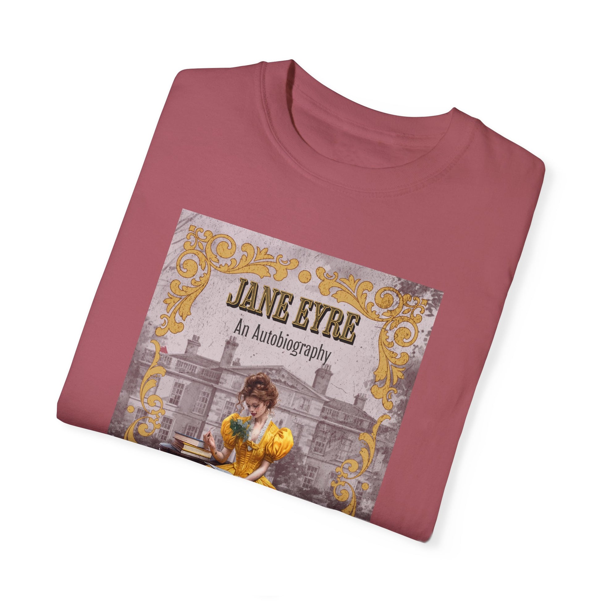 Jane Eyre T-shirt, Charlotte Brontë Historical Romance Comfort Colors Tee, Bookish Literary Brontë Sisters Fan Art Gift for Her, Bookclub T-Shirt Printify   