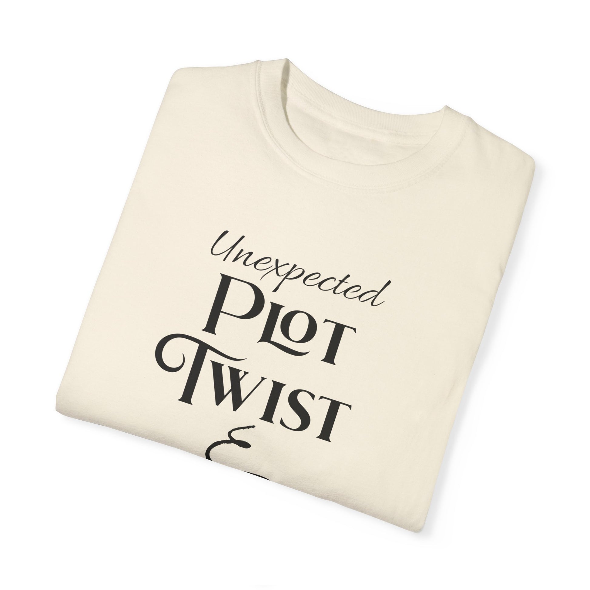 Plot Twist T-Shirt Author Shirt Pregnancy Announcement For Expecting Blog Writers Journalists Gift For Her Baby Shower Gift Baby Reveal T-Shirt Printify   