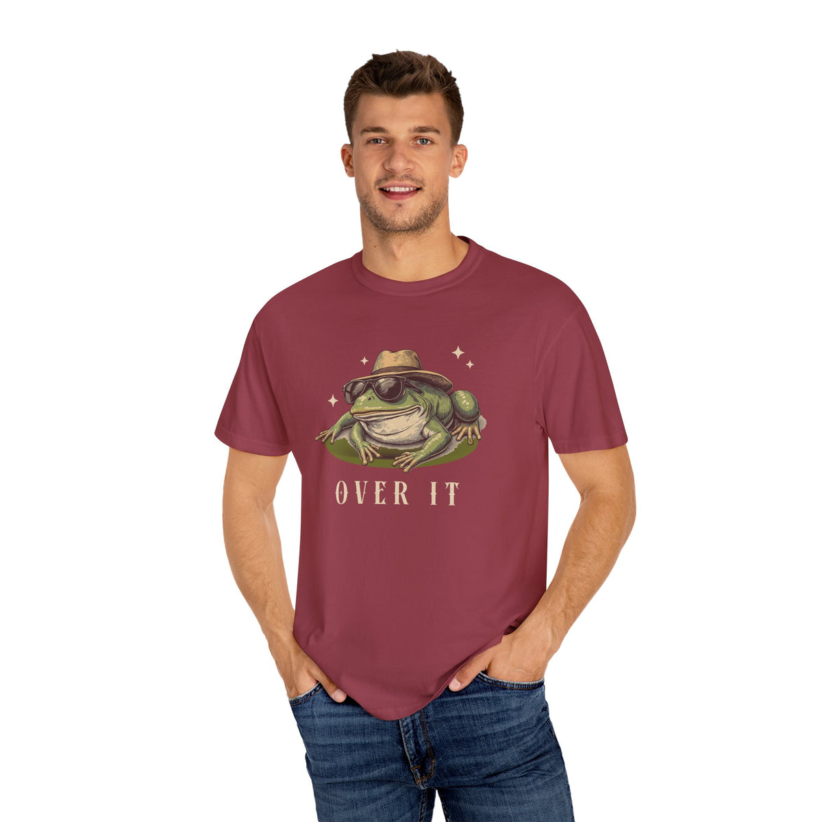 Funny Frog T-Shirt Retro Vibes Froggy Meme Shirt Vintage Frog And Toad Aesthetic Frog Lover Gift For Her Birthday Viral Trendy Shirt T-Shirt Printify Chili S
