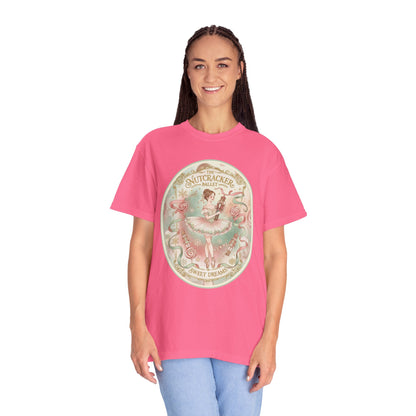 Nutcracker Ballet T-Shirt, Sugar Plum Fairy Christmas Tee, Holiday Dance Shirt, Coquette Pastel Christmas Gift