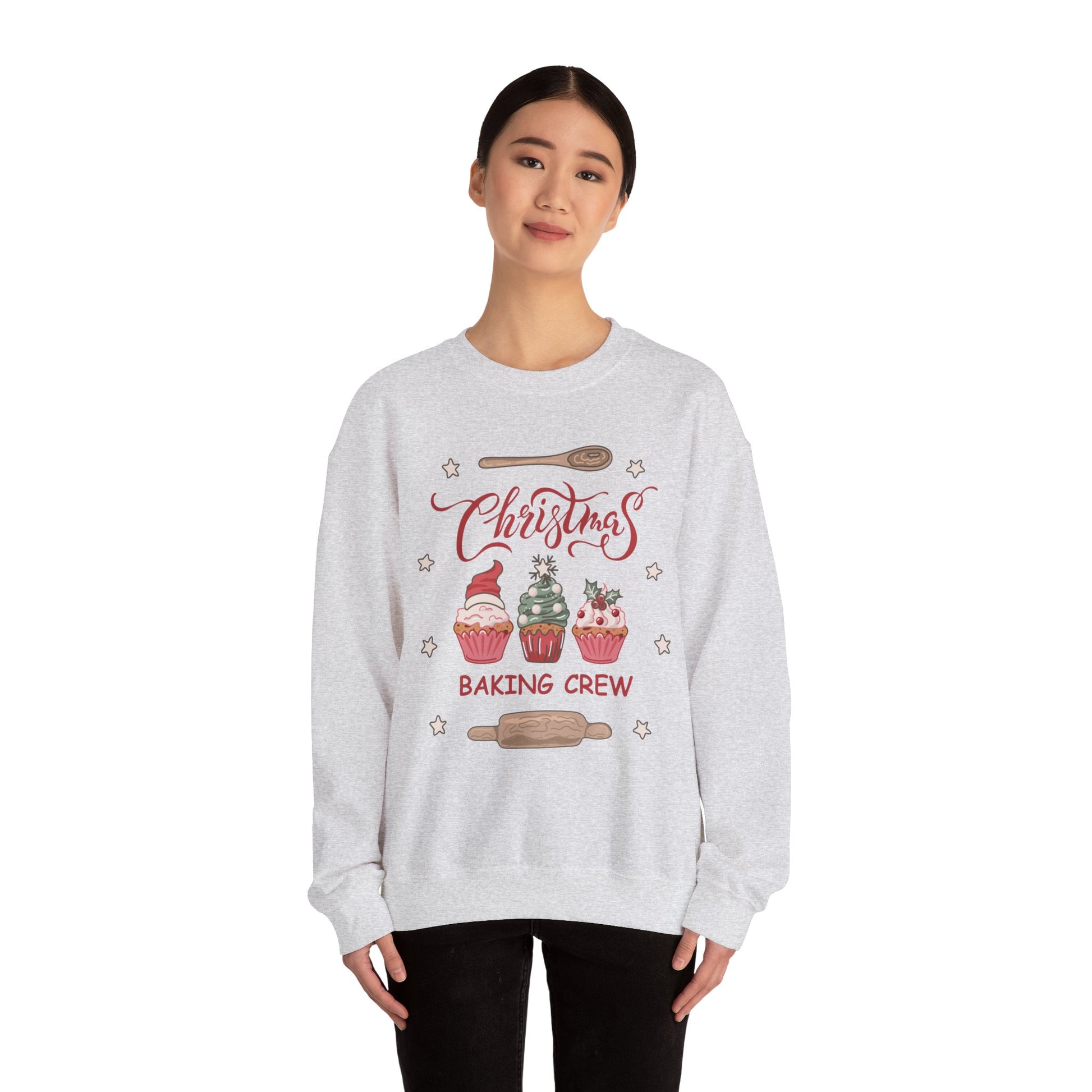 Christmas Baking Crew Sweatshirt, Family Christmas Baking Team Matching Sweater, Christmas Baking Christmas Shirts, Christmas Cookie Crew Sweatshirt Printify   