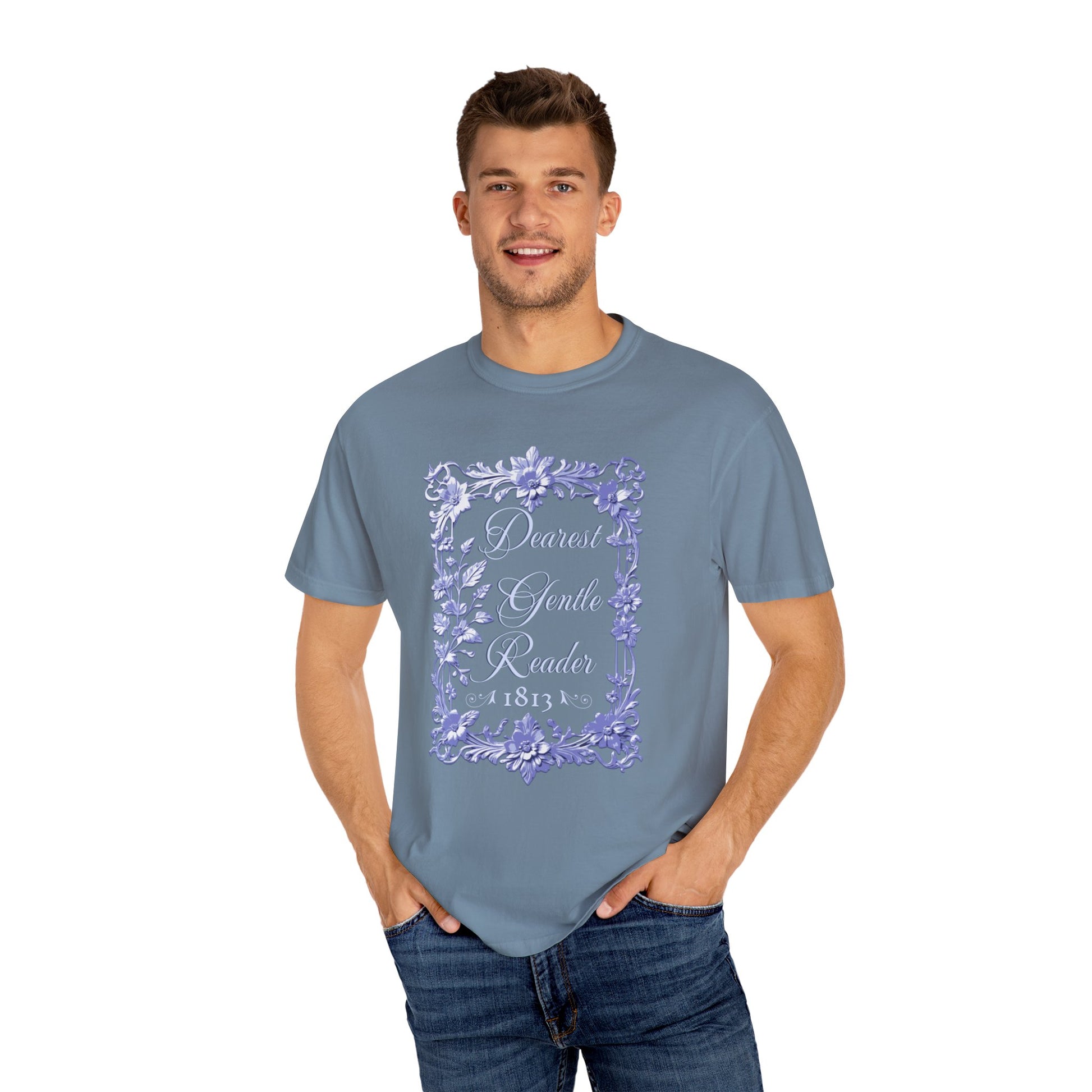 Dearest Gentle Reader Shirt Regency England Ton Society Papers Gift For Bridgeton Fan Historical Drama Romance Reader Gift Bookclub Gift T-Shirt Printify   