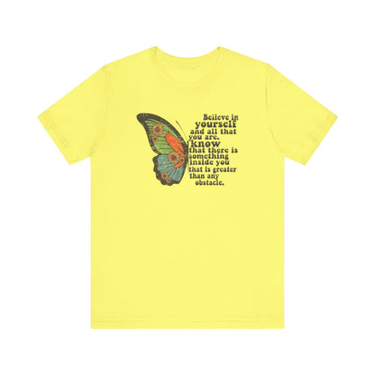 Love Yourself, Inspirational Quotes, Mental Health Awareness, You Matter T-shirt, Self Healing, Positive Vibes, Female Power, You Are Worthy T-Shirt Printify Yellow XS 